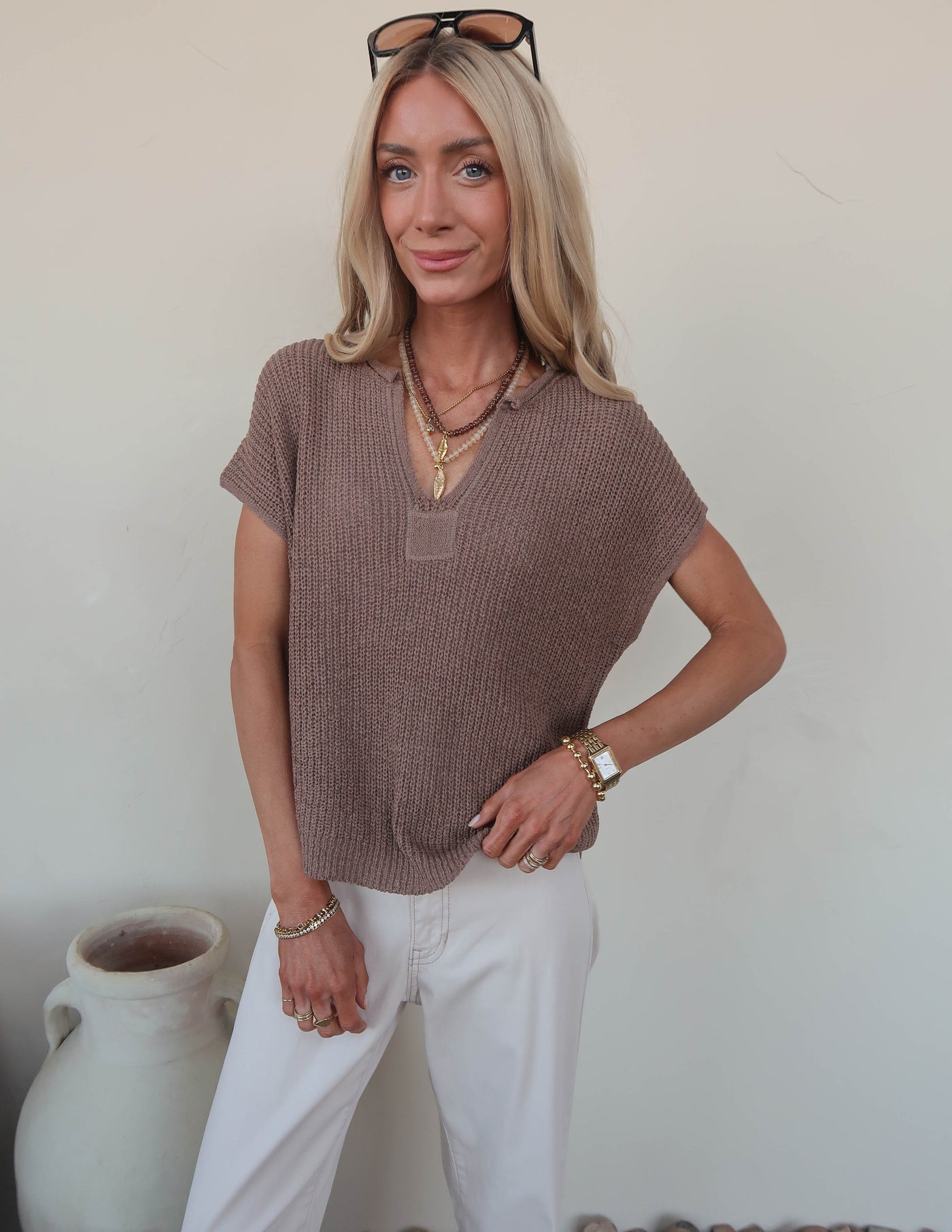 Zara Driftwood Top