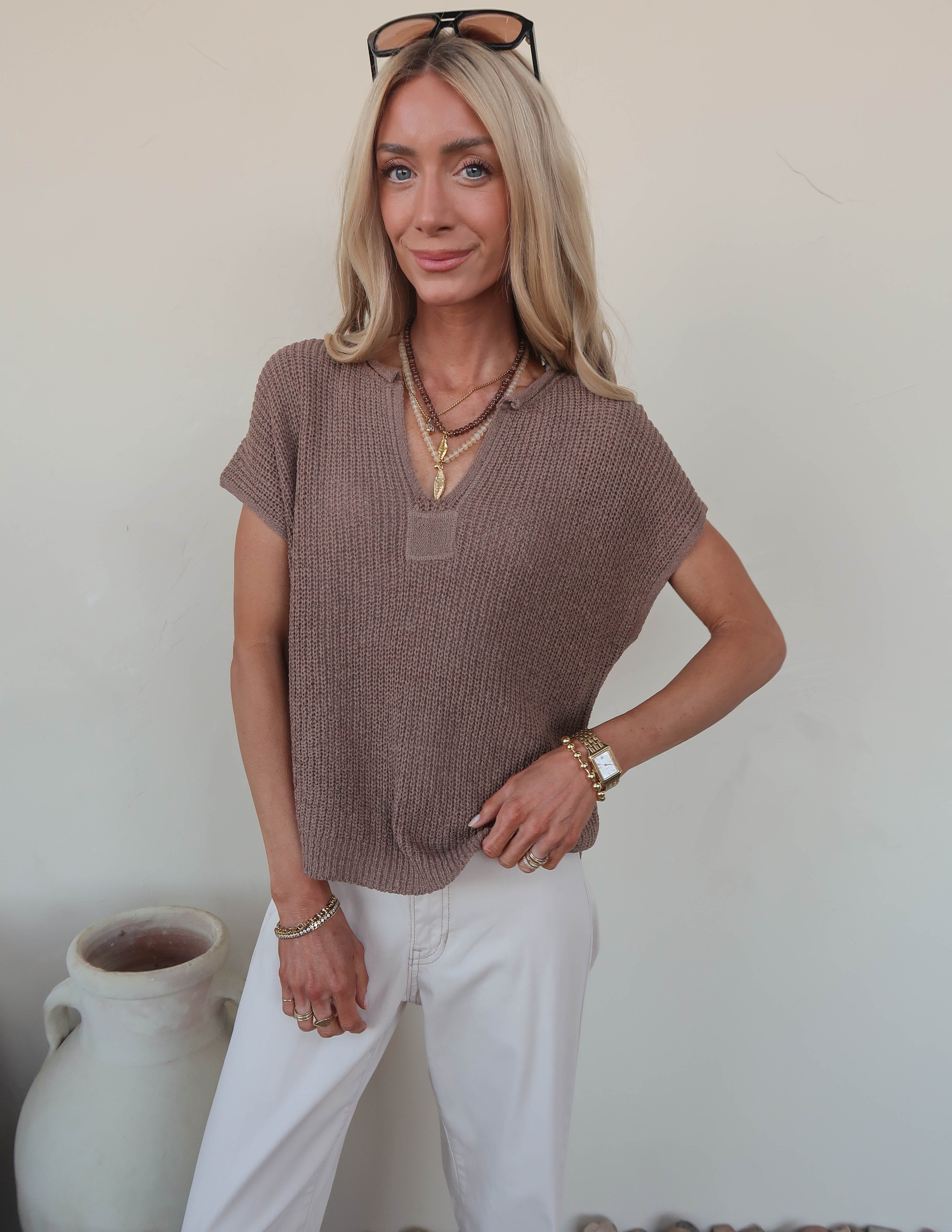 Zara Driftwood Top