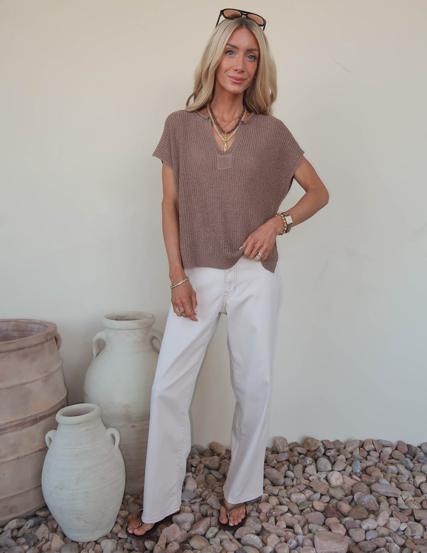 Zara Driftwood Top