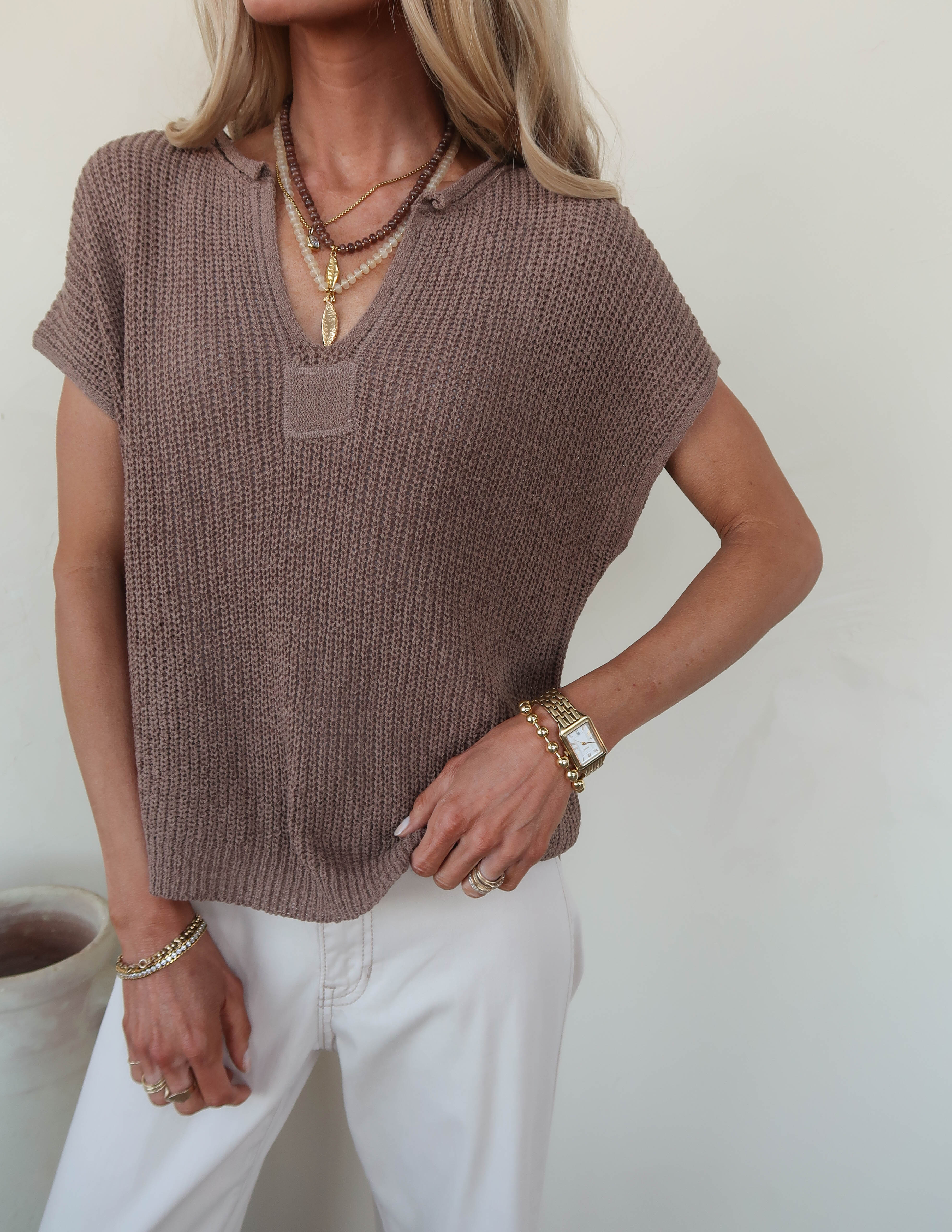 Zara Driftwood Top