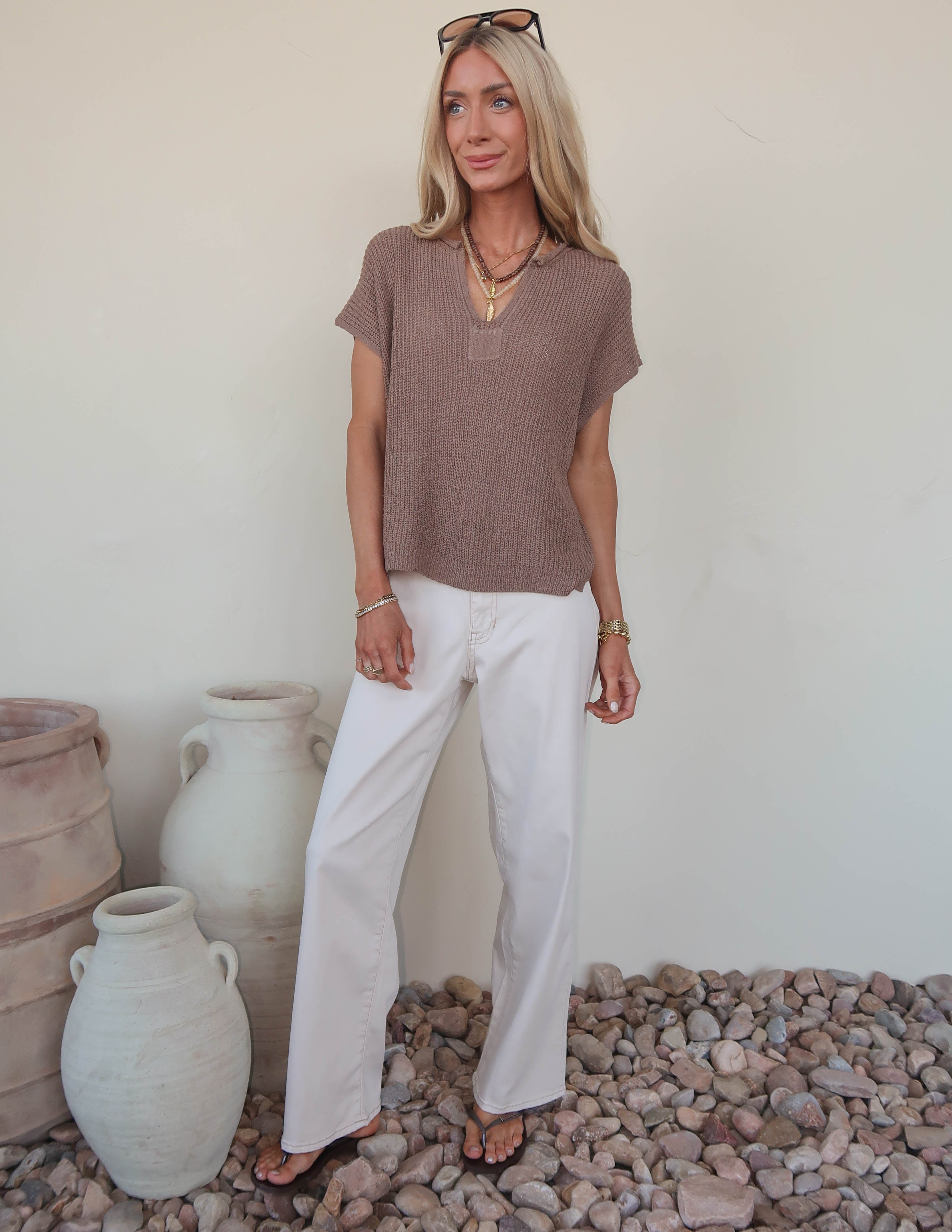 Zara Driftwood Top