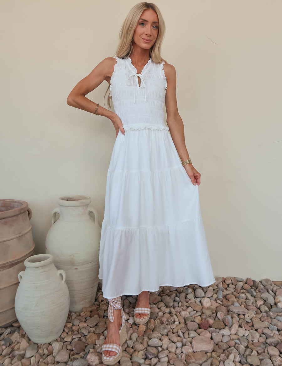 Hattie Tiered Midi Dress