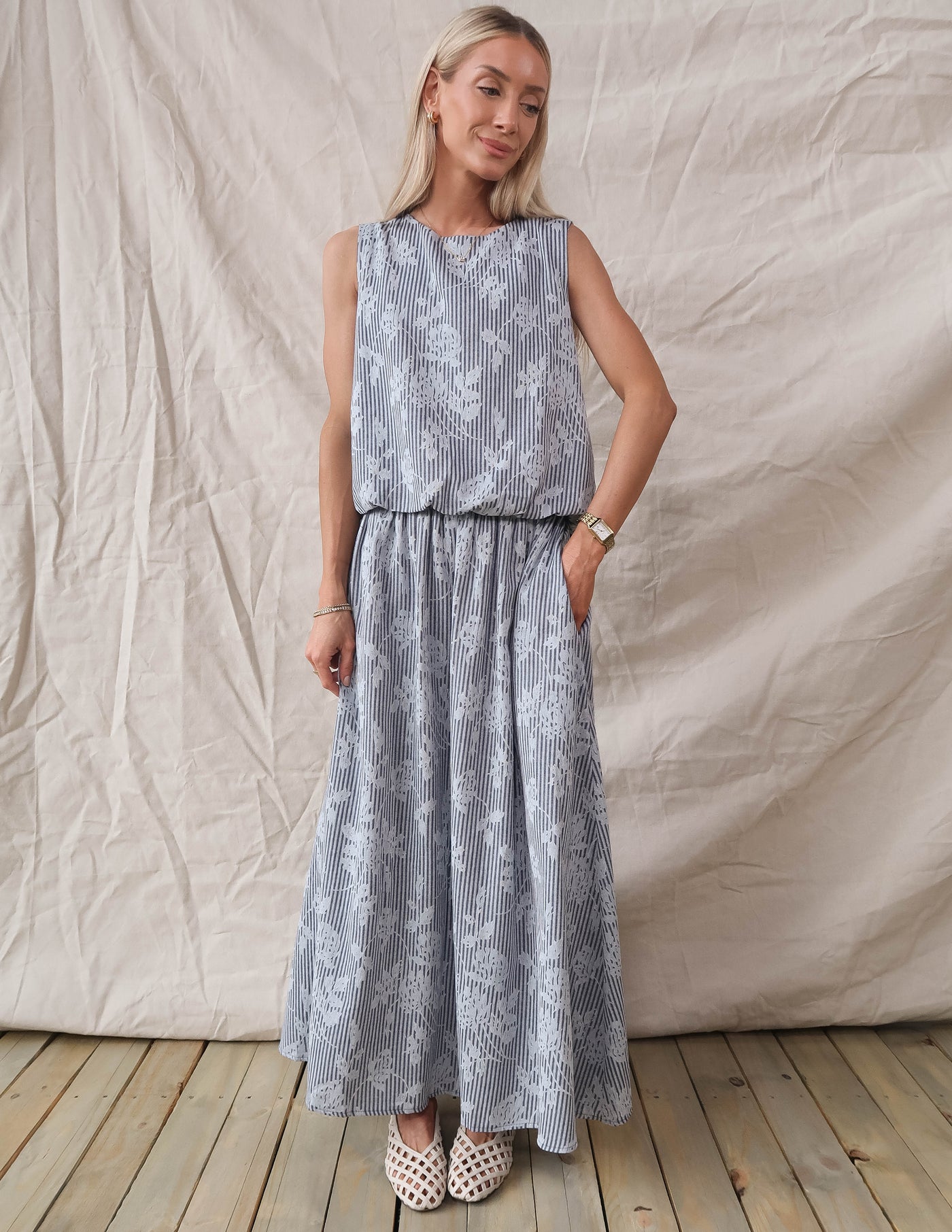 Aveline Floral Drift Skirt