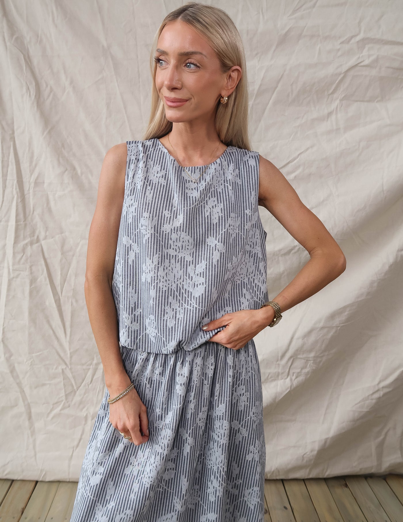 Aveline Floral Drift Top