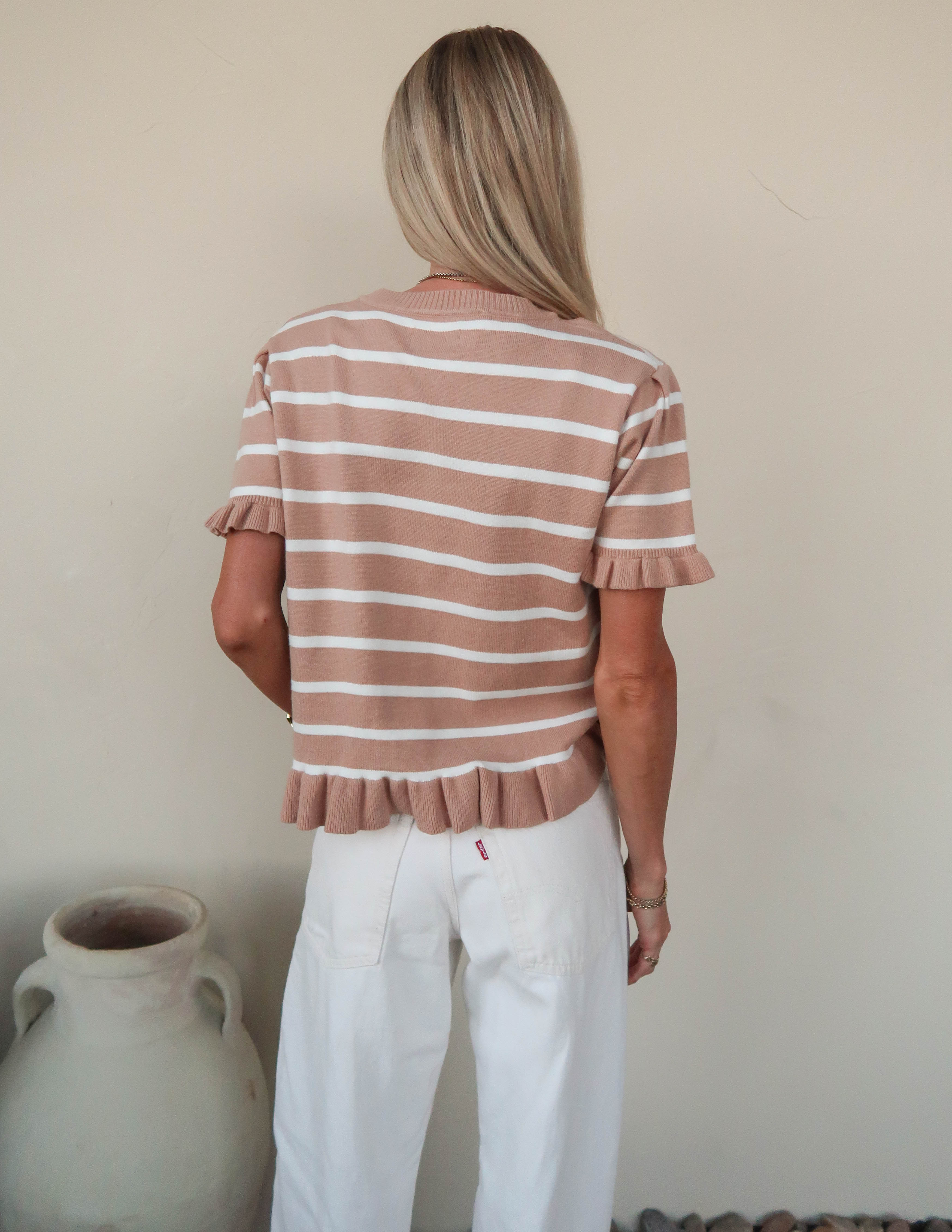 Jeselle Striped Cardigan