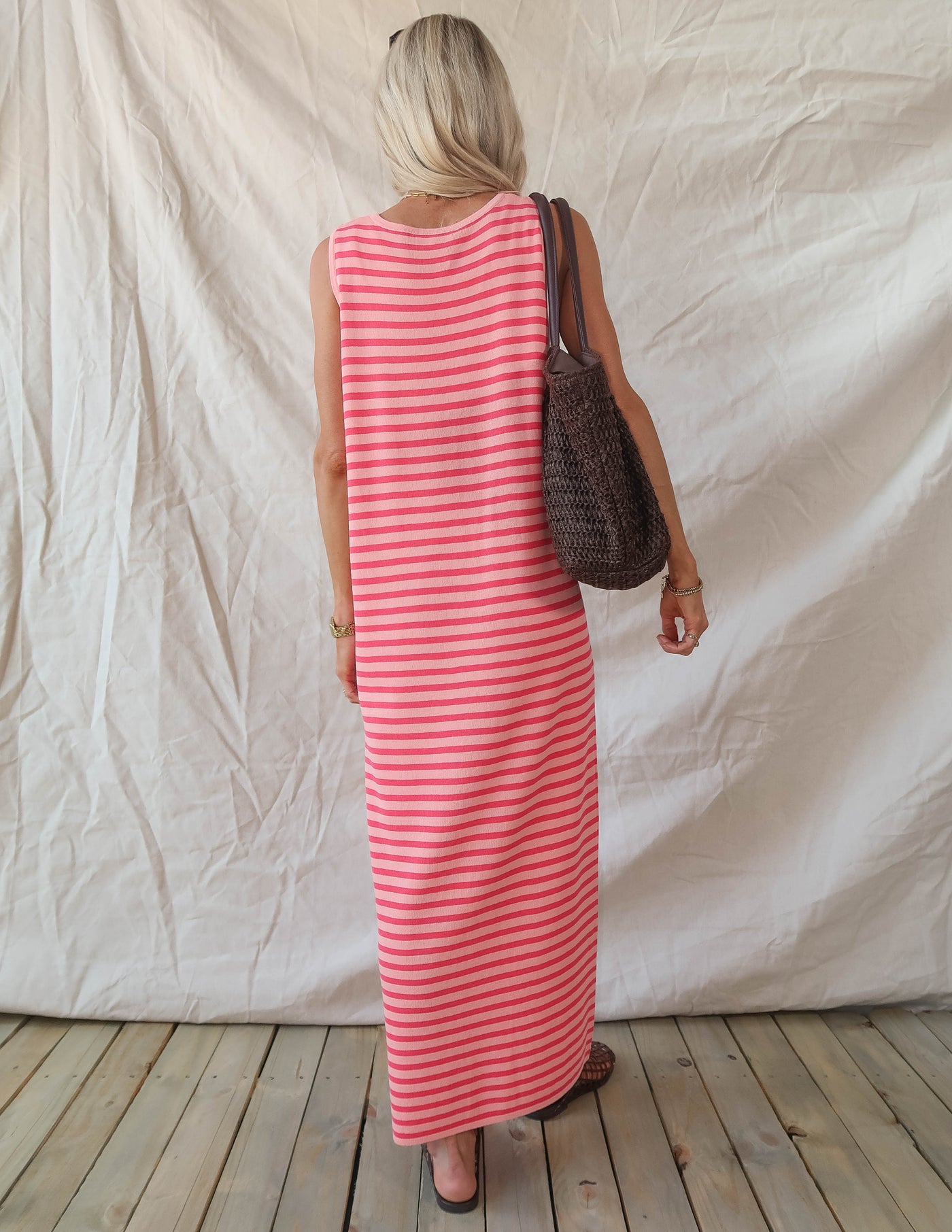 Malibu Mornings Striped Dress