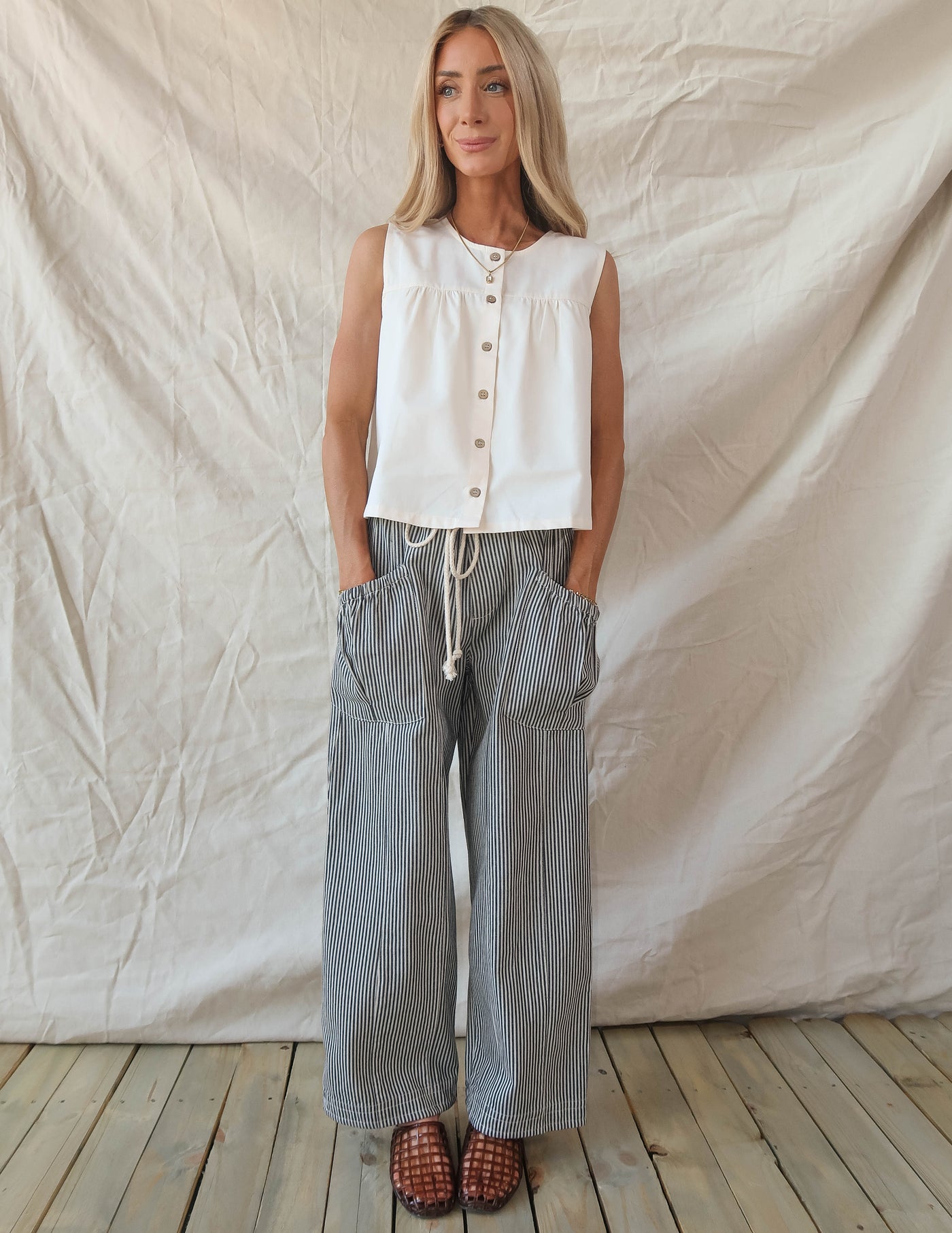 Tatum Striped Pants