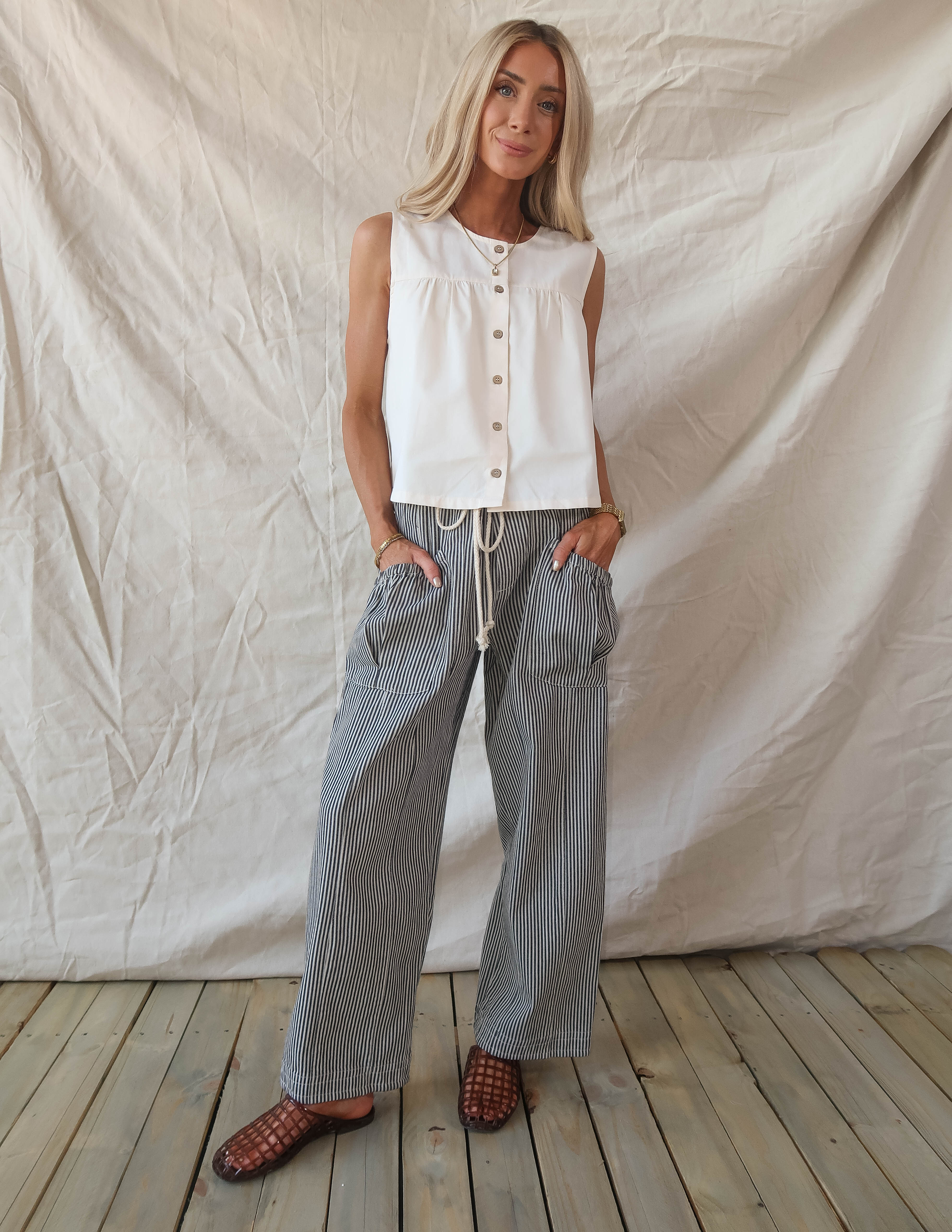 Tatum Striped Pants