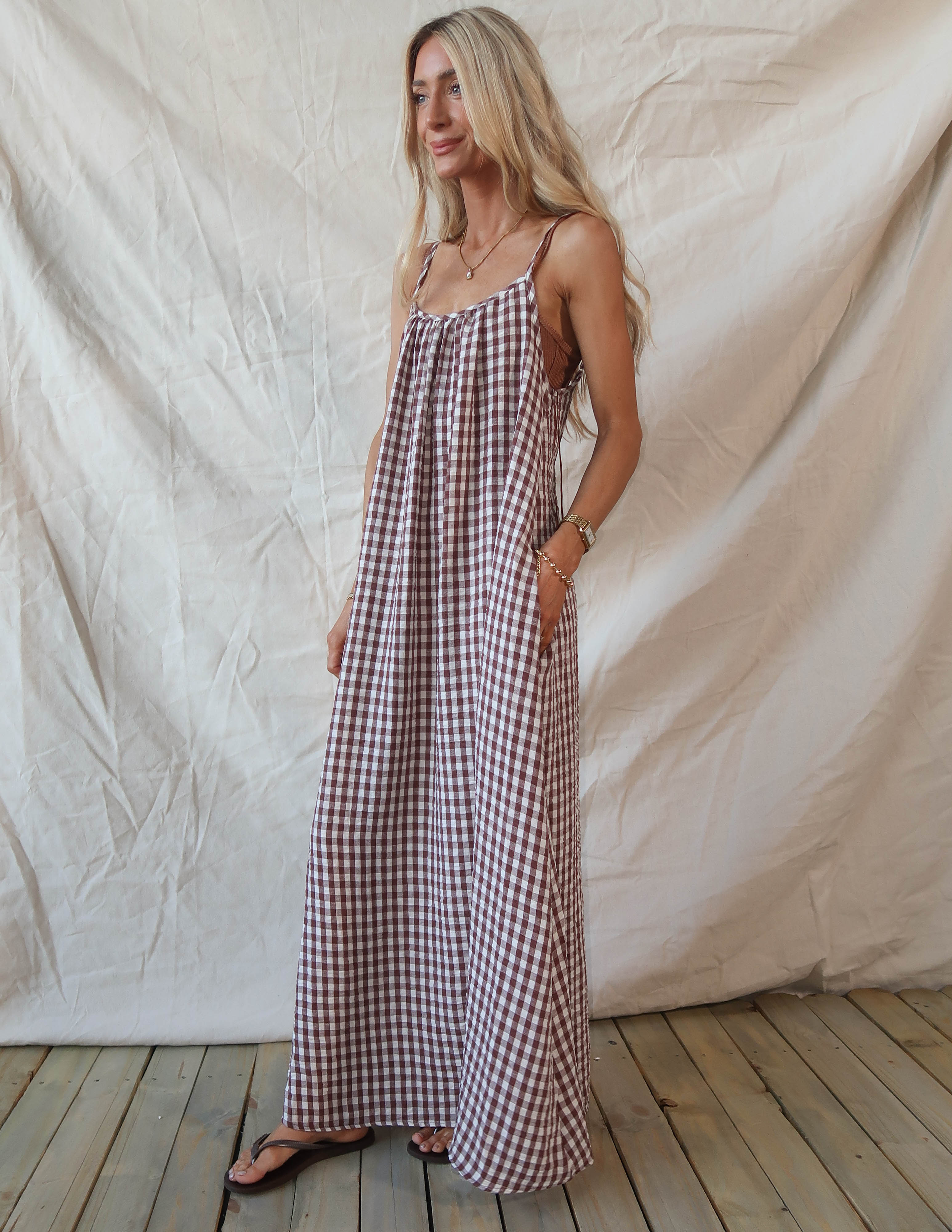 Reese Gingham Swimcover