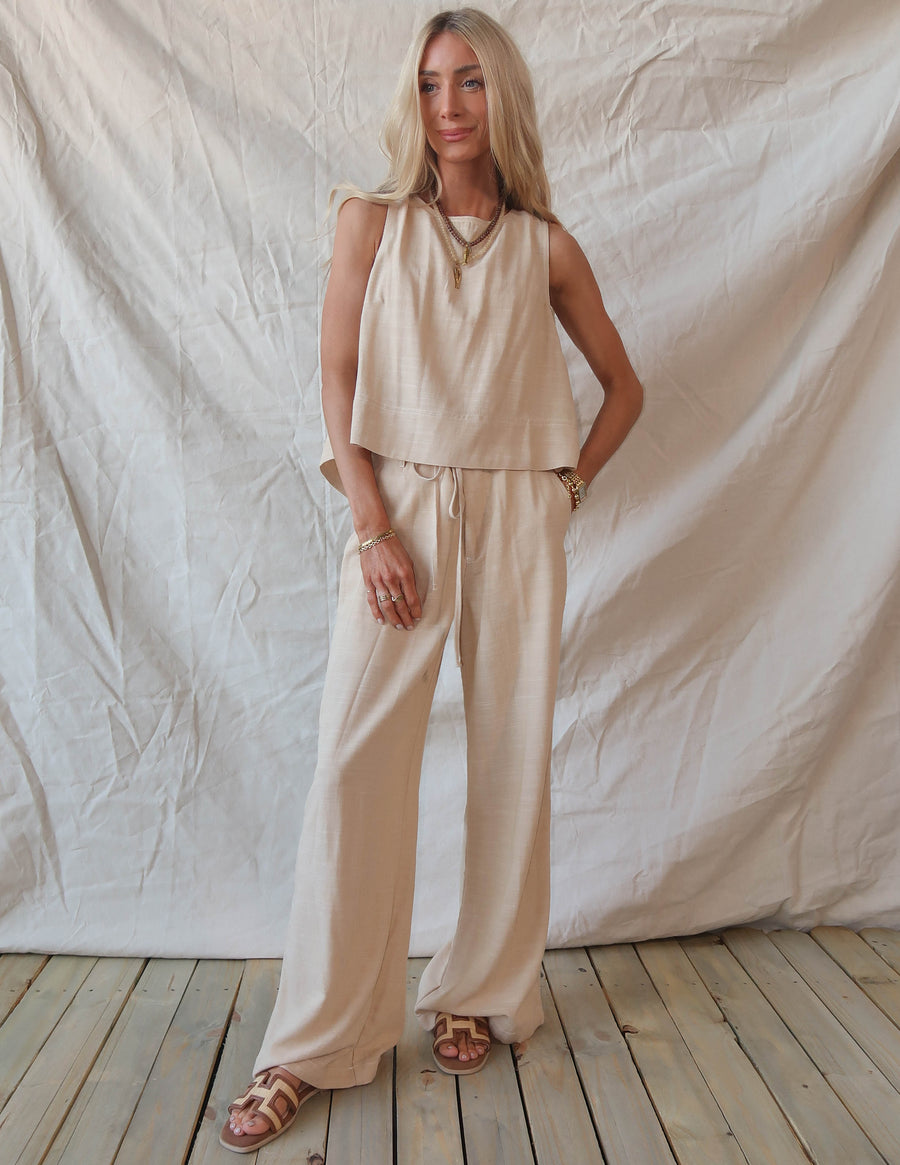 Dylan Linen Tank