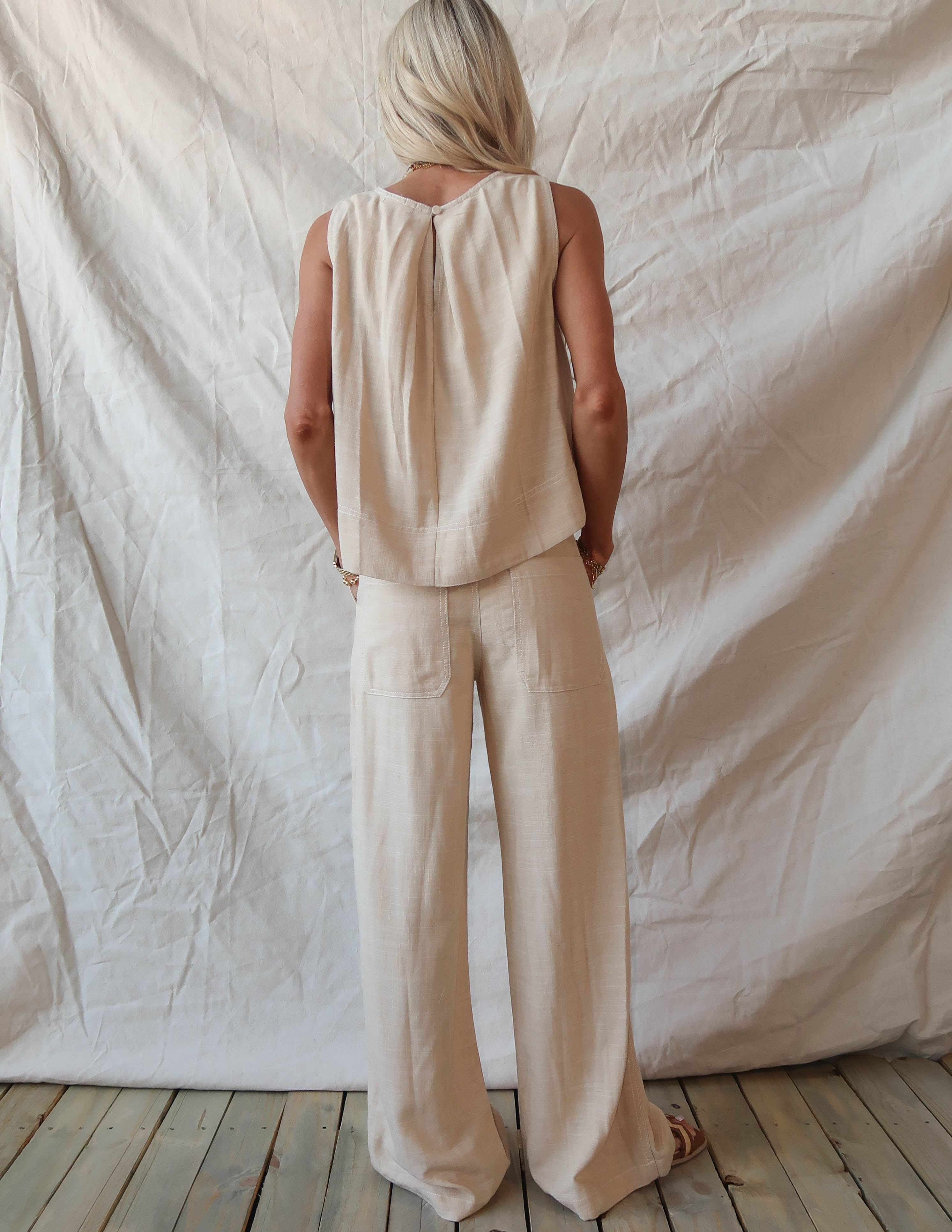 Dylan Linen Tank