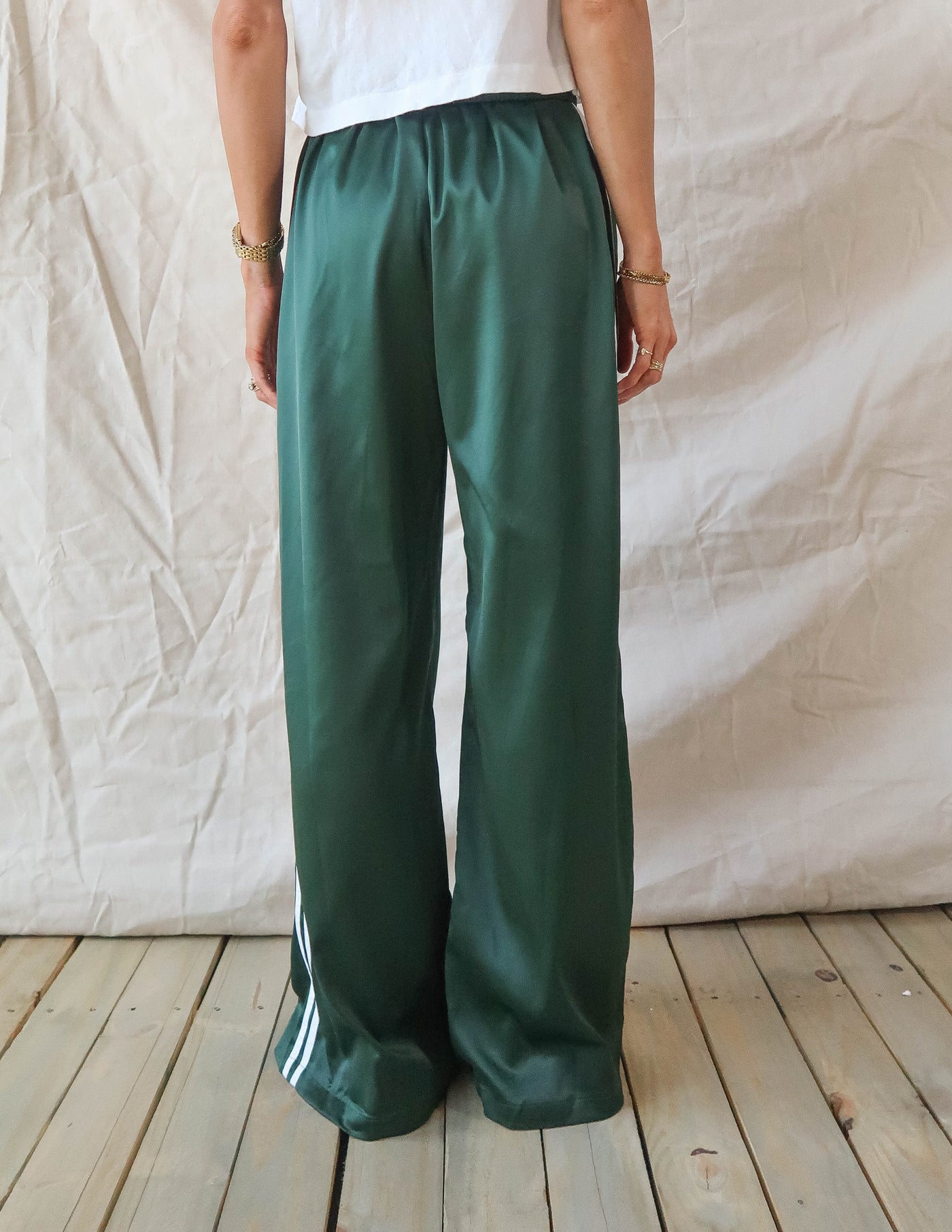 Janie Satin Track Pants