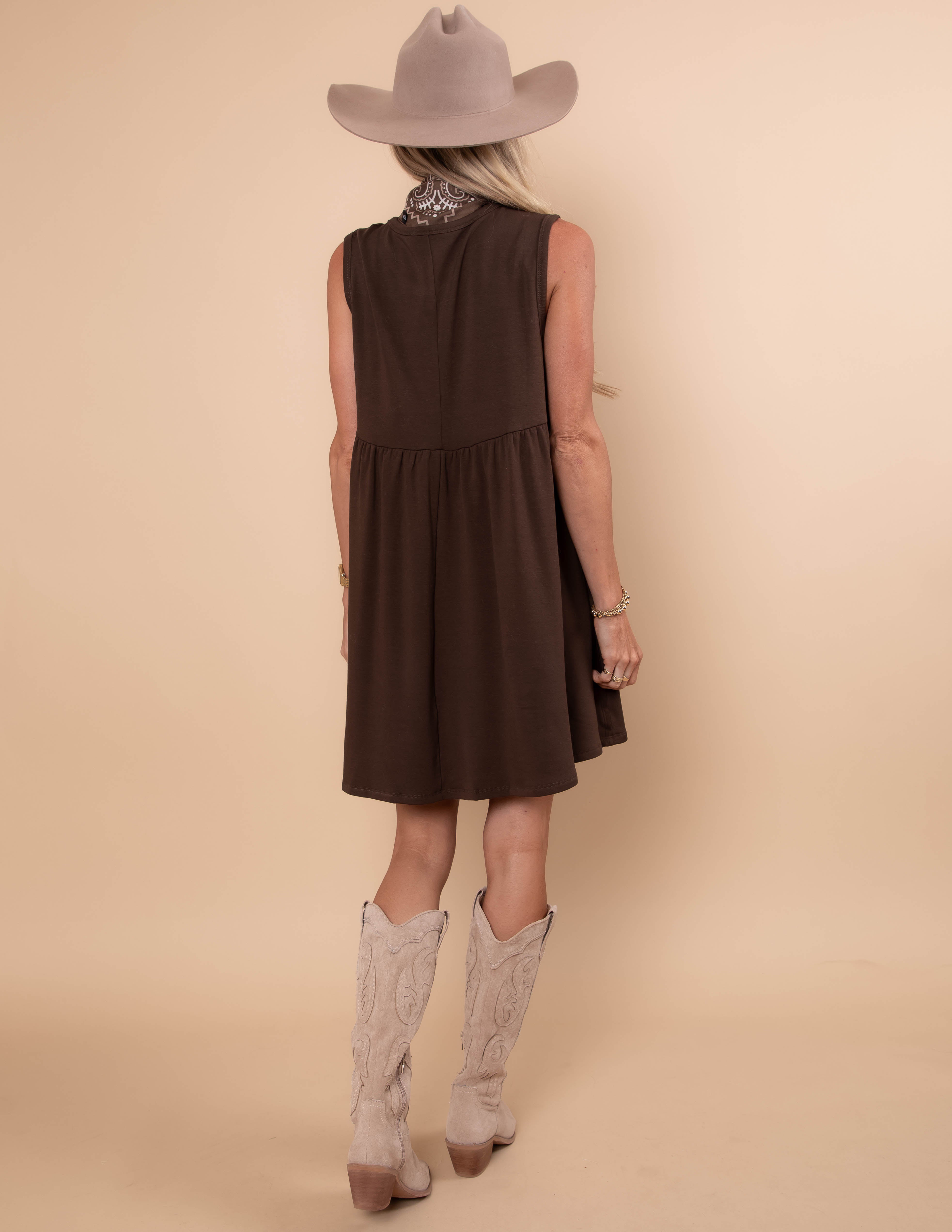 Aura Pleated Dress