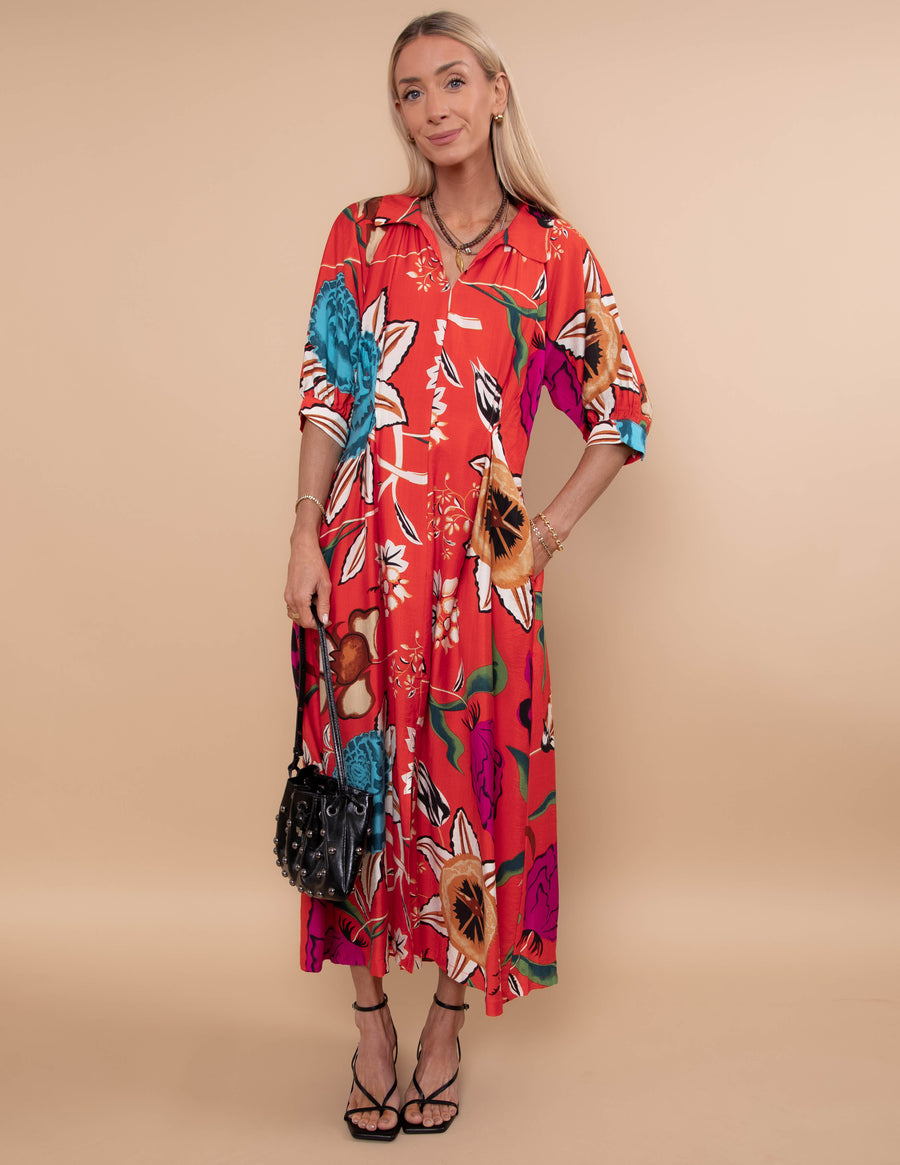 Desert Garden Midi Dress