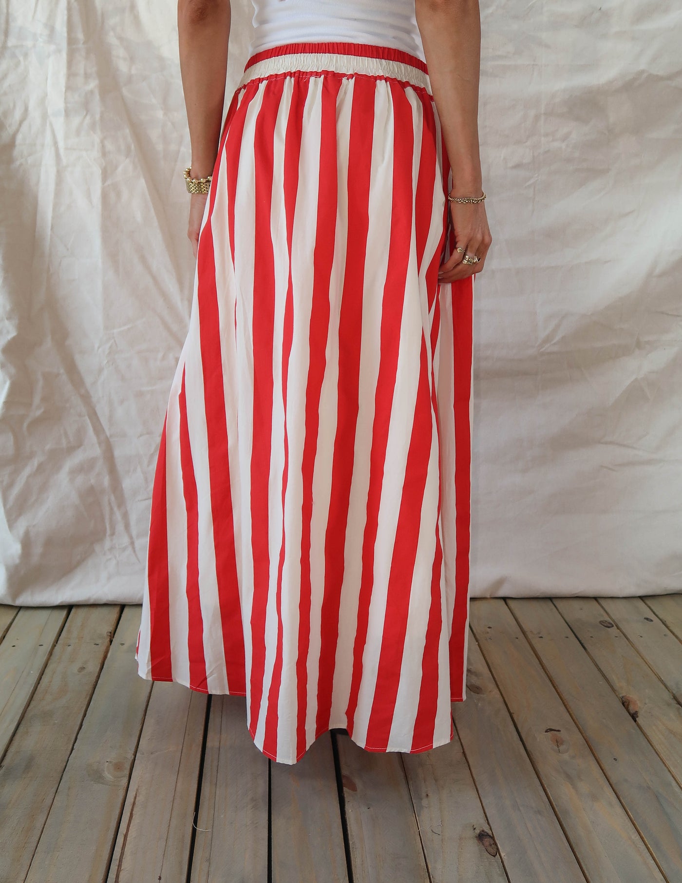 Verona Striped Skirt