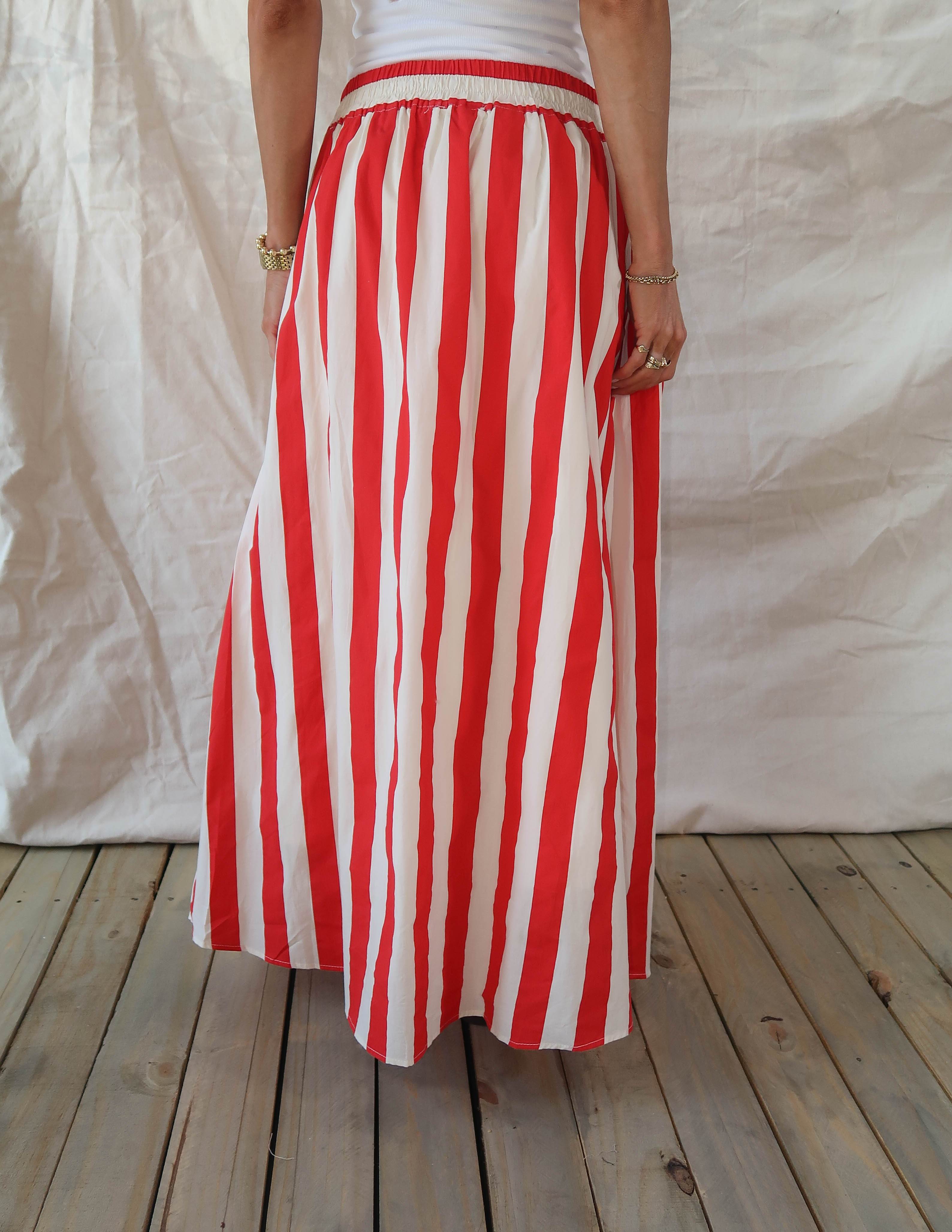 Verona Striped Skirt