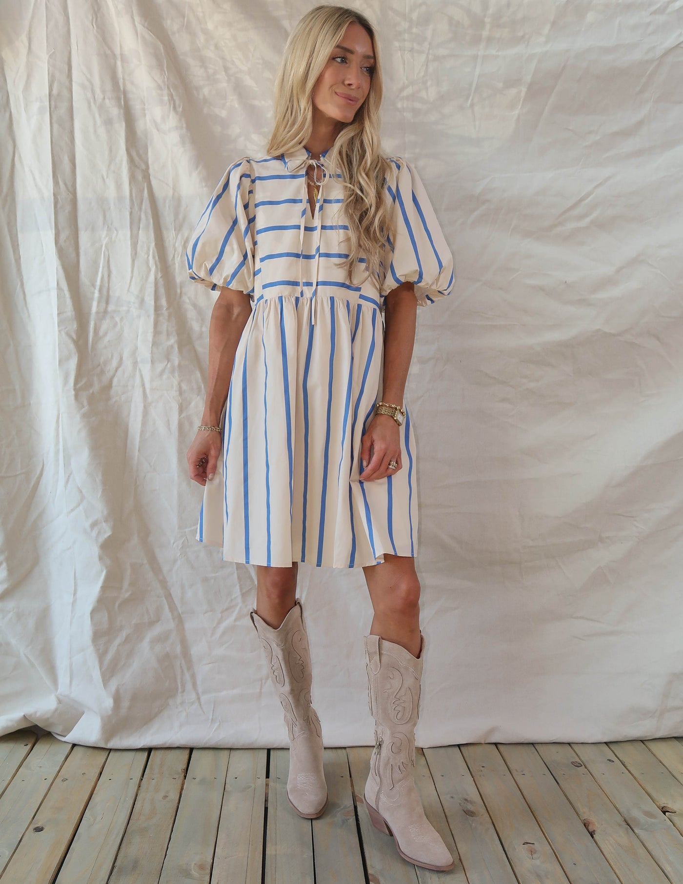Ocean Breeze Striped Dress