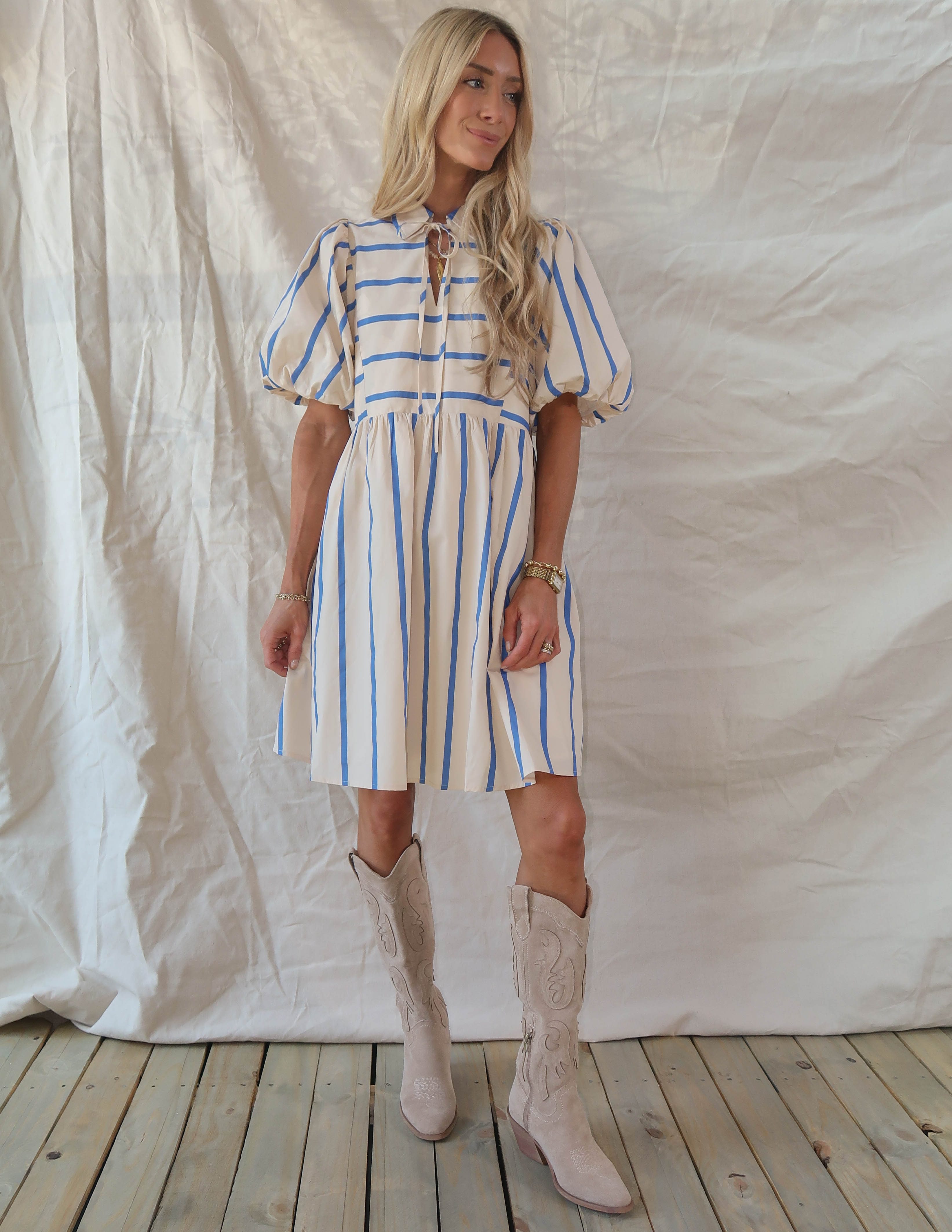 Ocean Breeze Striped Dress