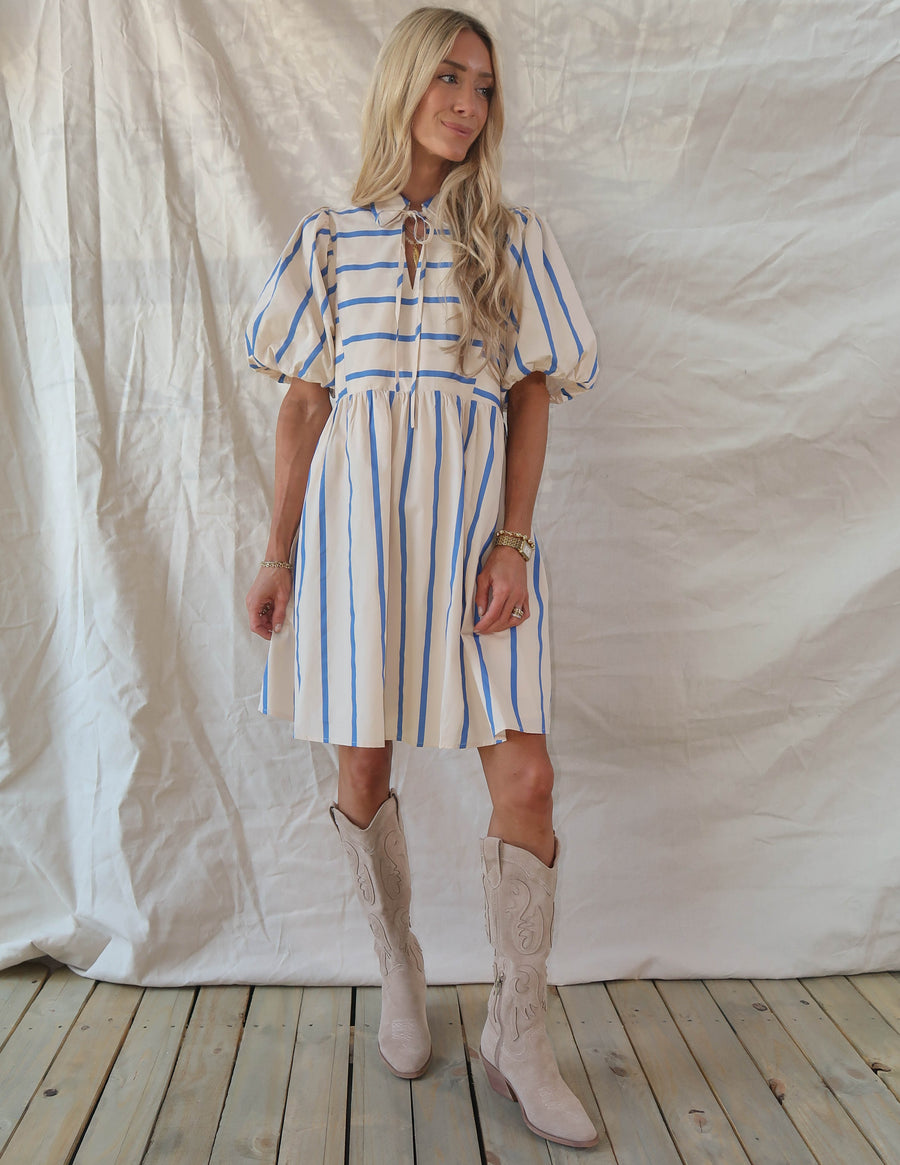 Ocean Breeze Striped Dress