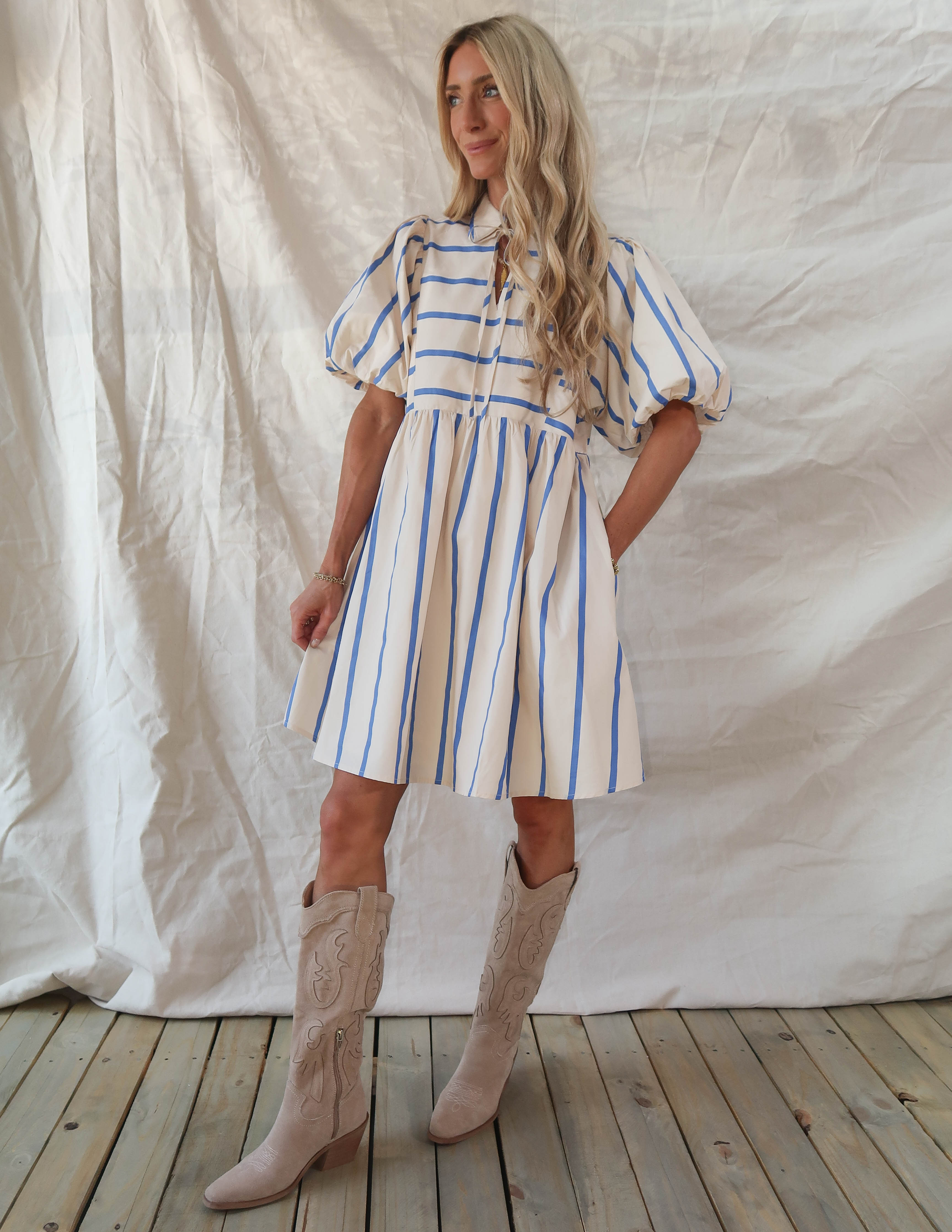 Ocean Breeze Striped Dress