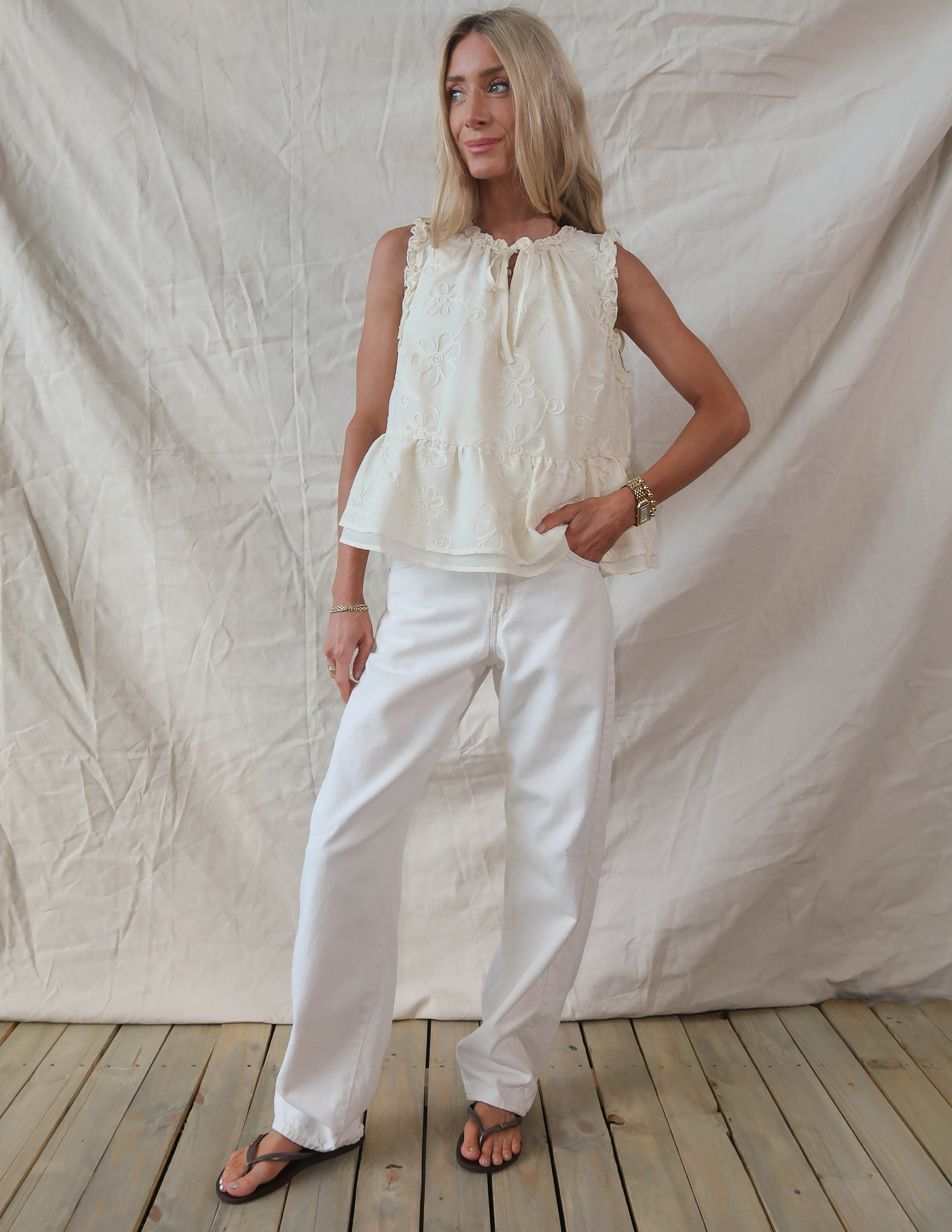 Delilah Embroidered Blouse