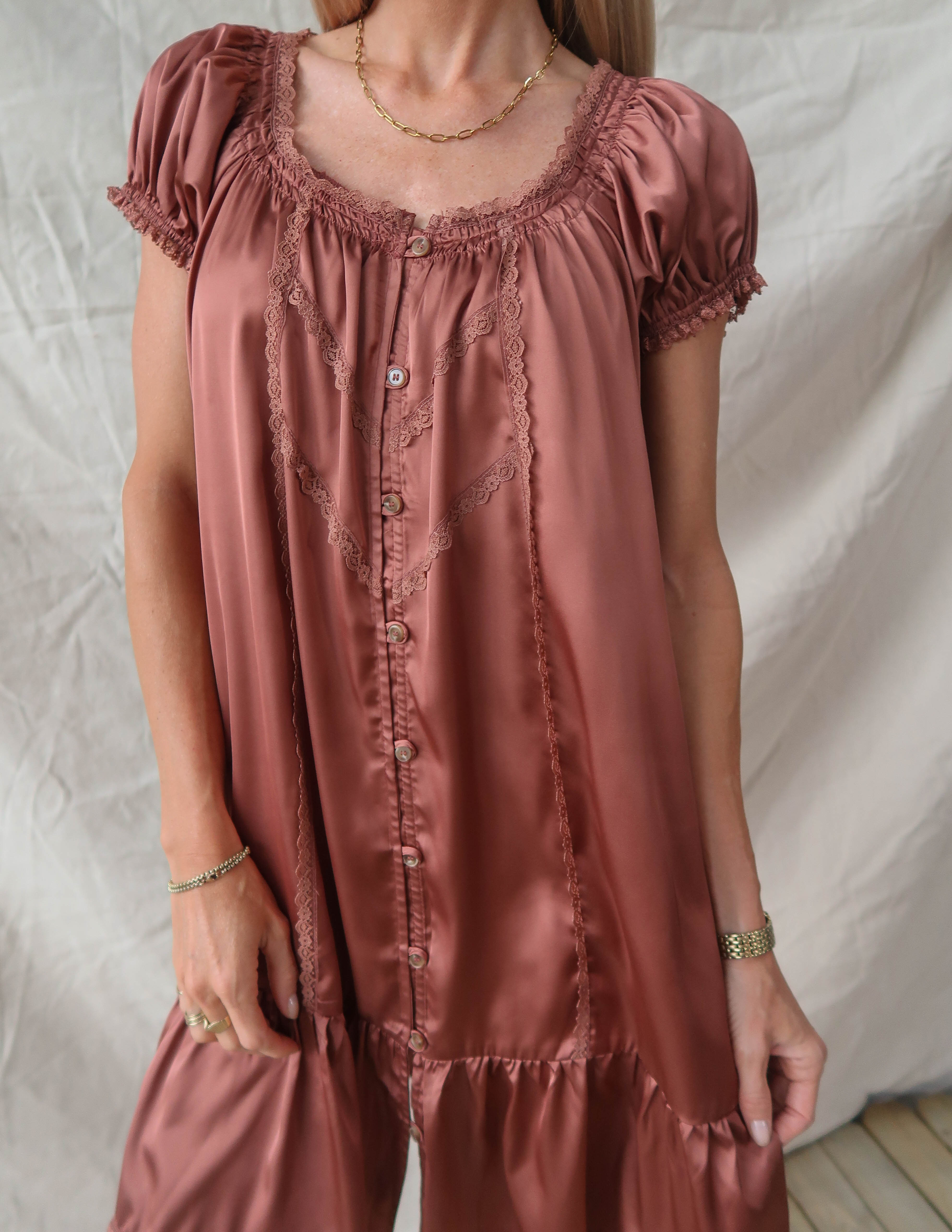 Golden Hour Satin Dress