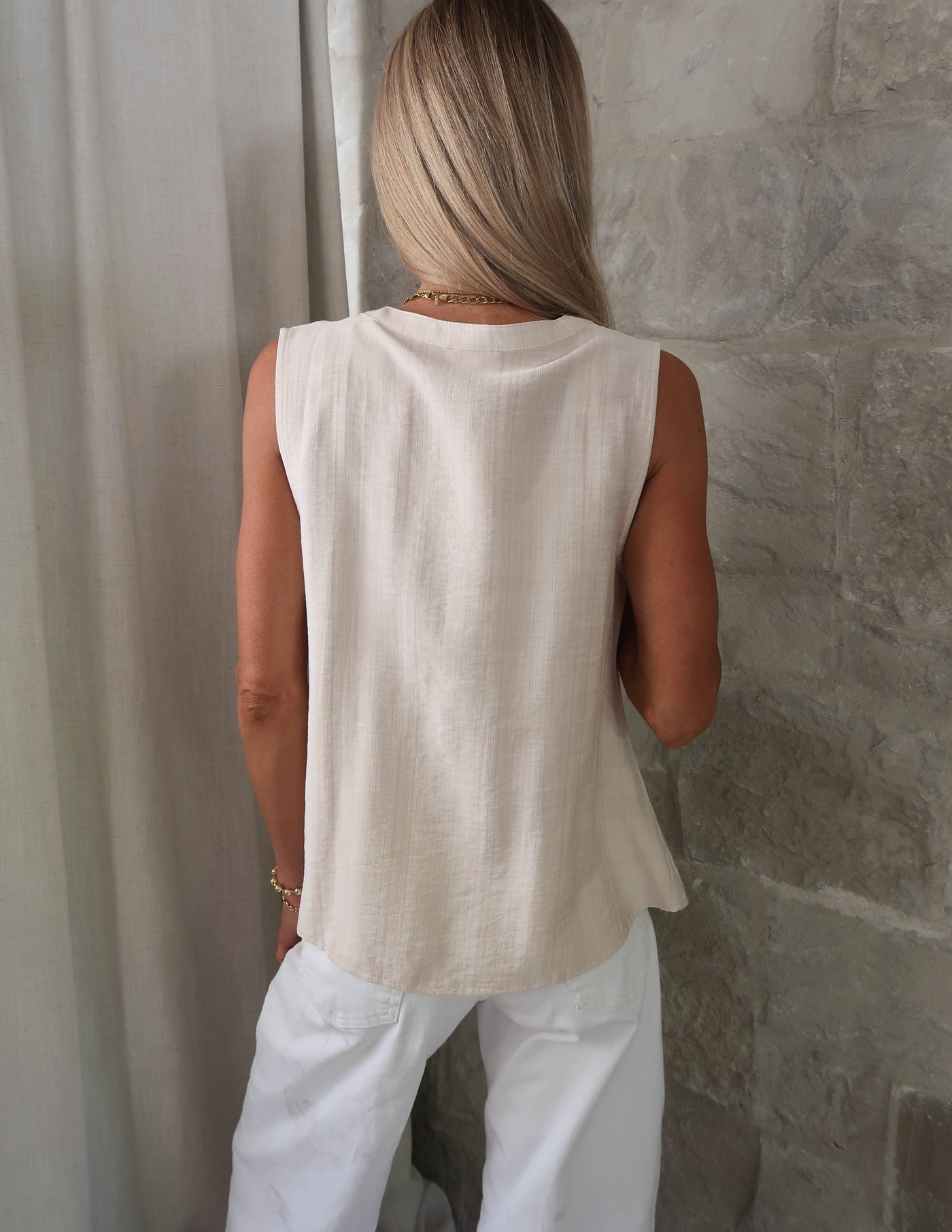Joella Pintuck Top