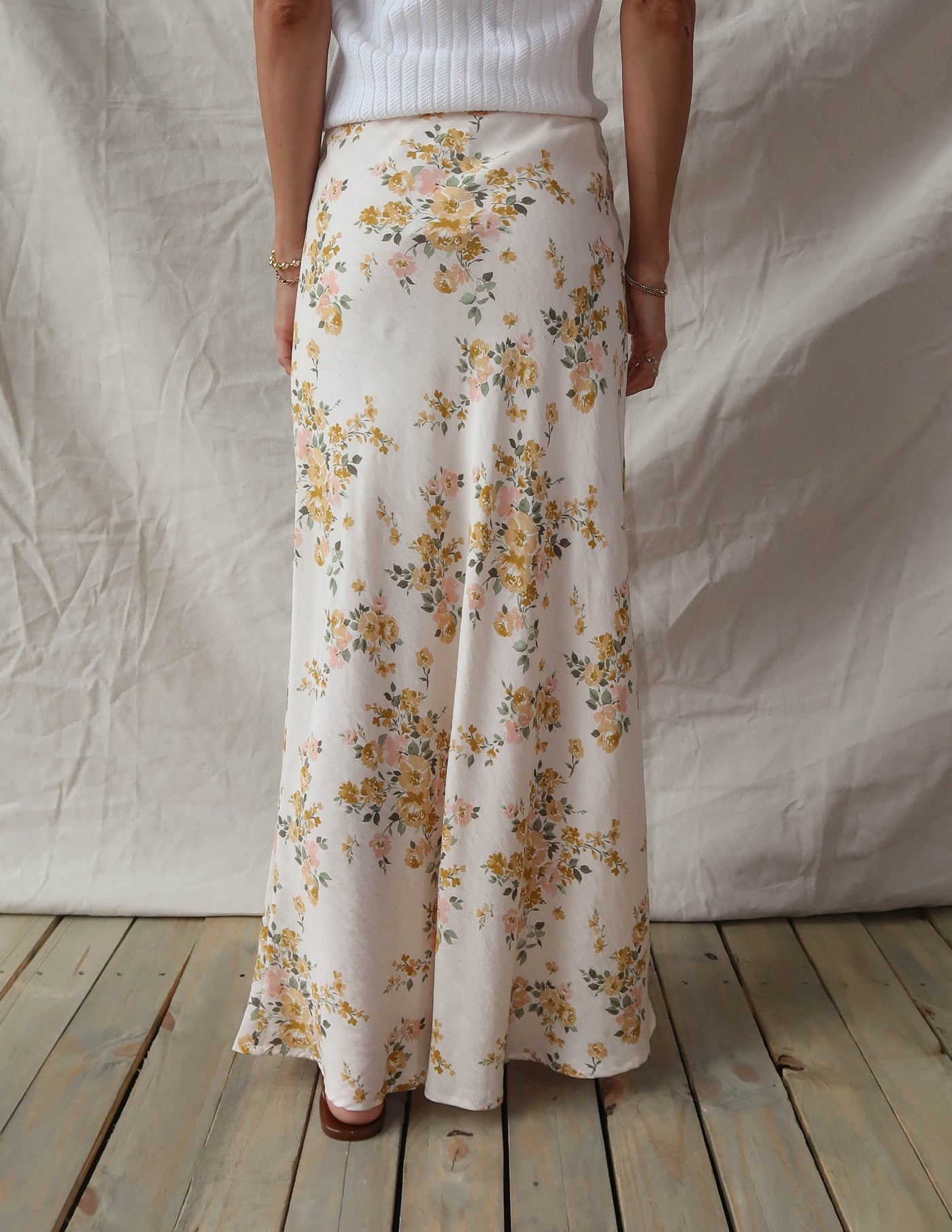 Summer Hues Floral Skirt