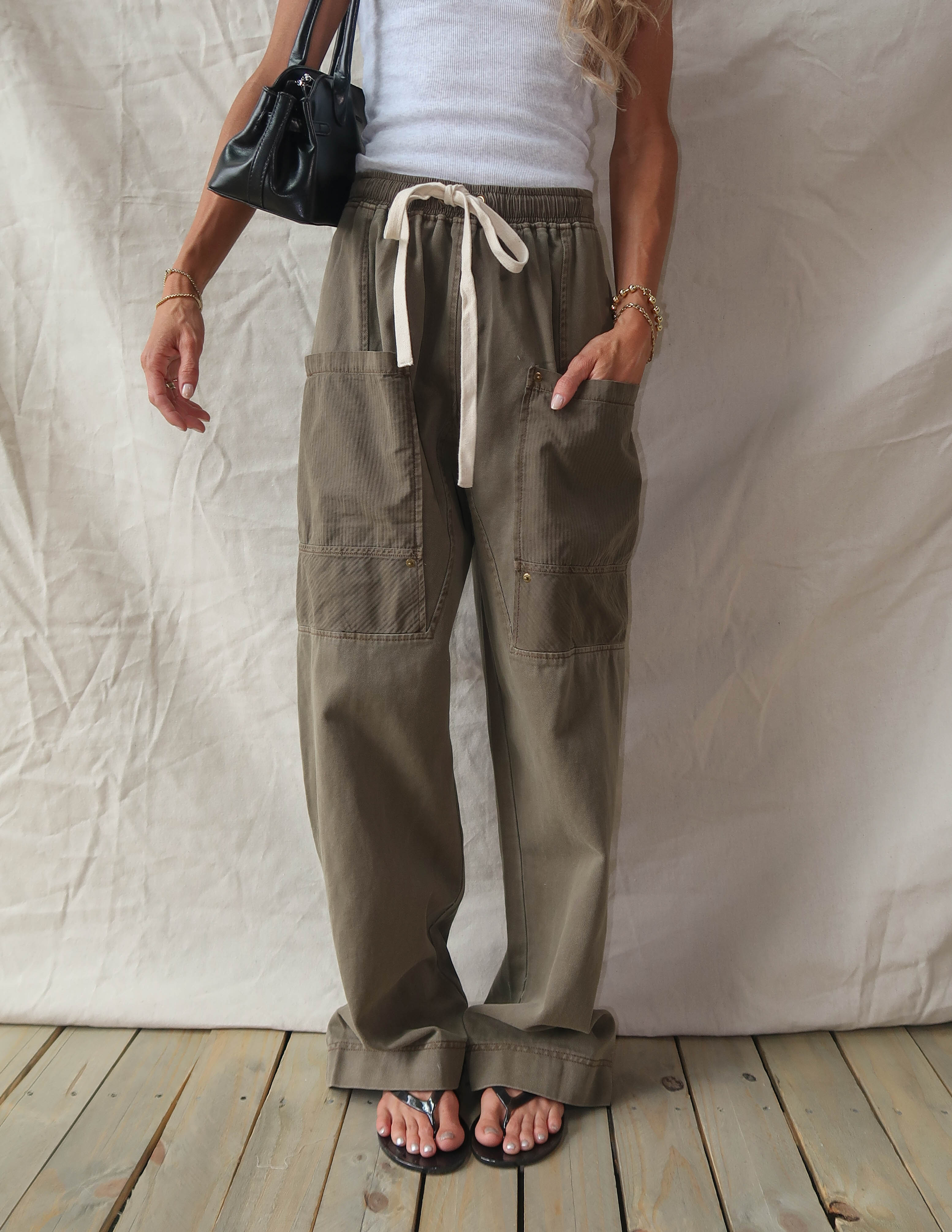 Soft Dune Drawstring Pants