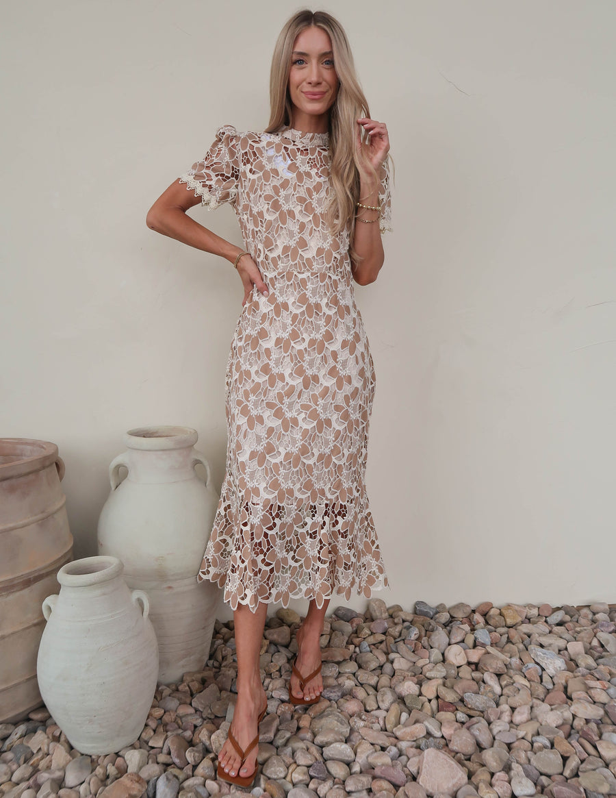 Golden Hour Lace Dress