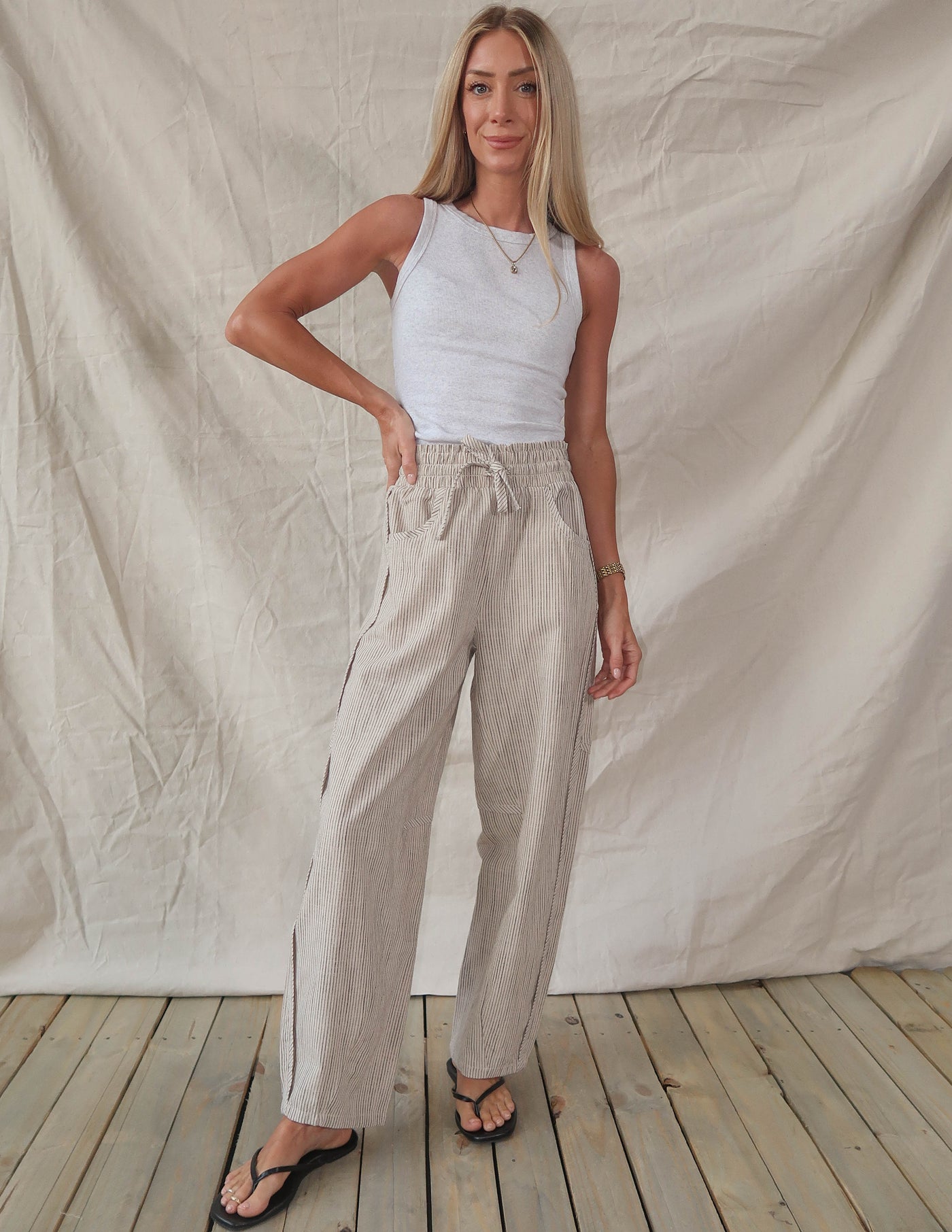 Victoria Barrel Pants