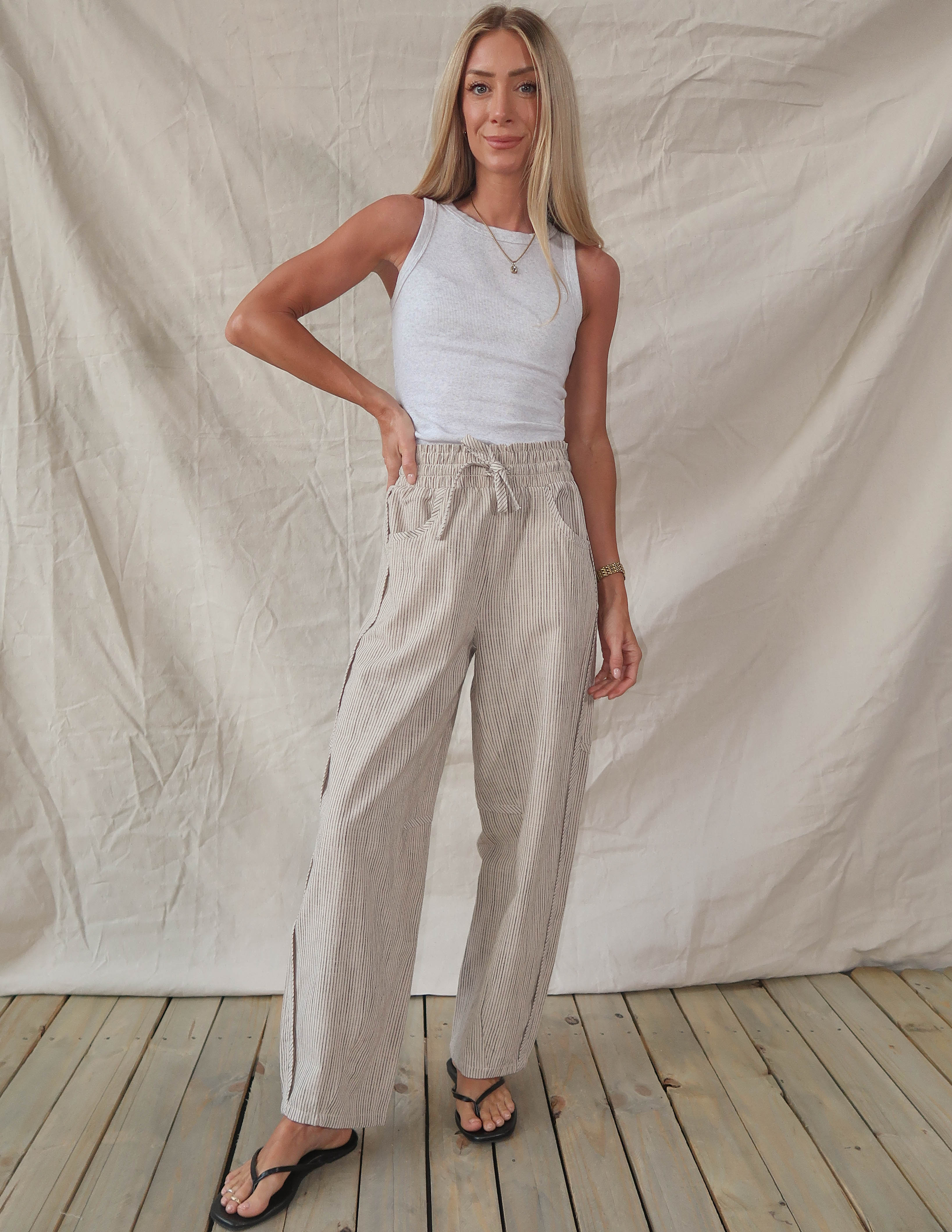 Victoria Barrel Pants