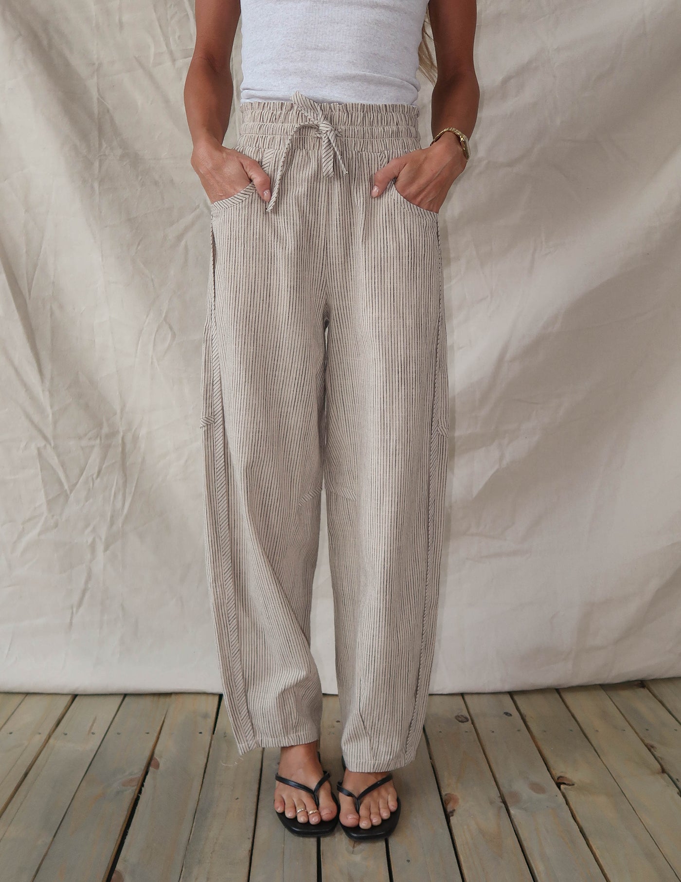 Victoria Barrel Pants