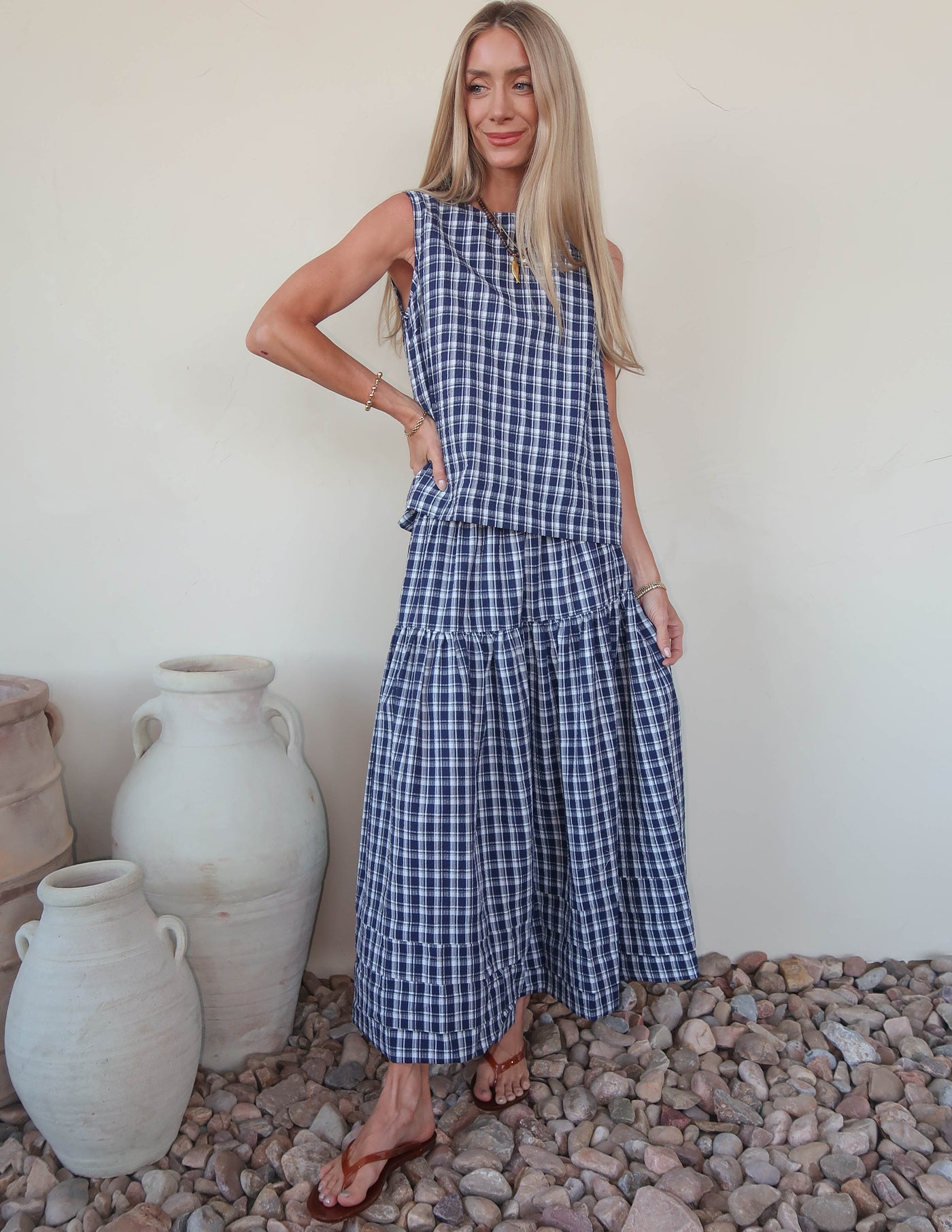 Imogen Gingham Top