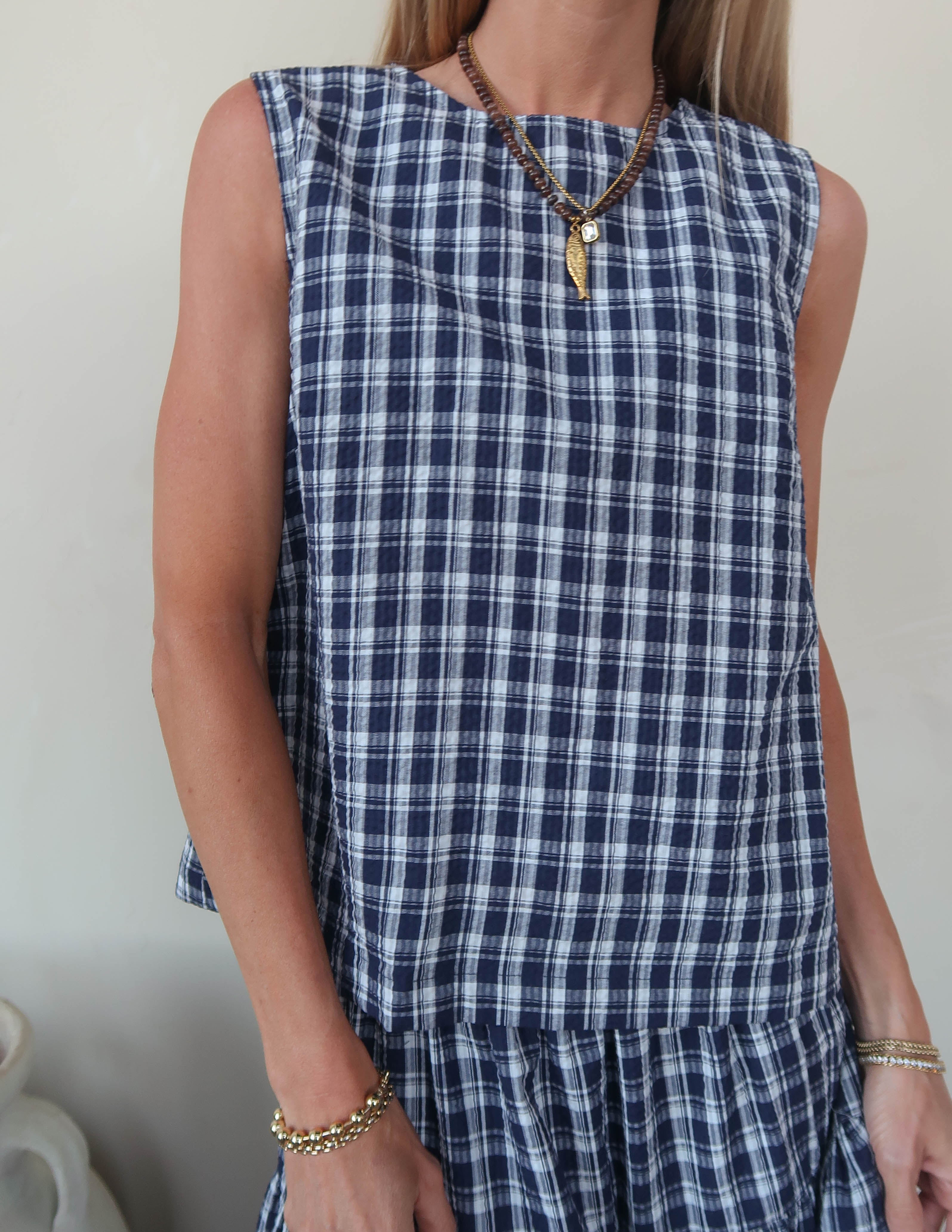 Imogen Gingham Top