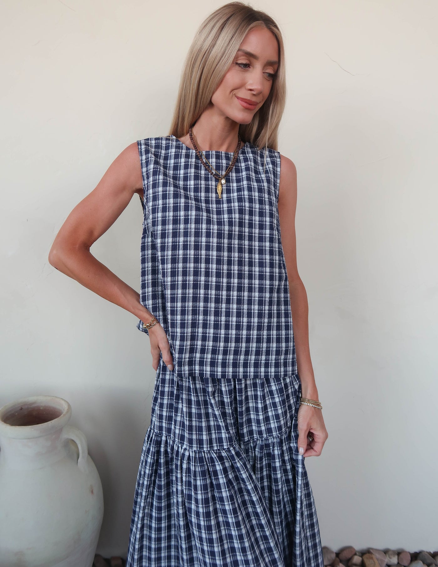 Imogen Gingham Top