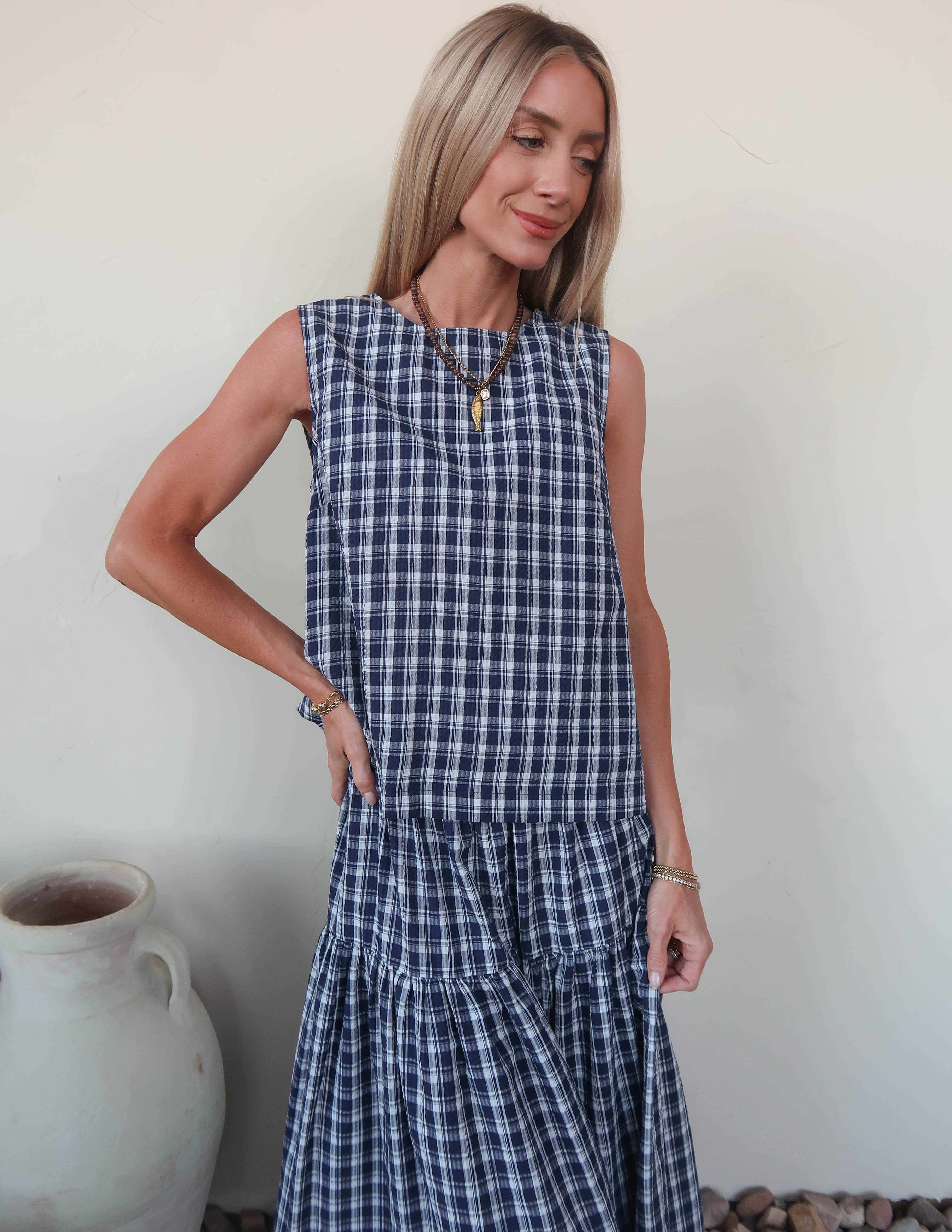 Imogen Gingham Top
