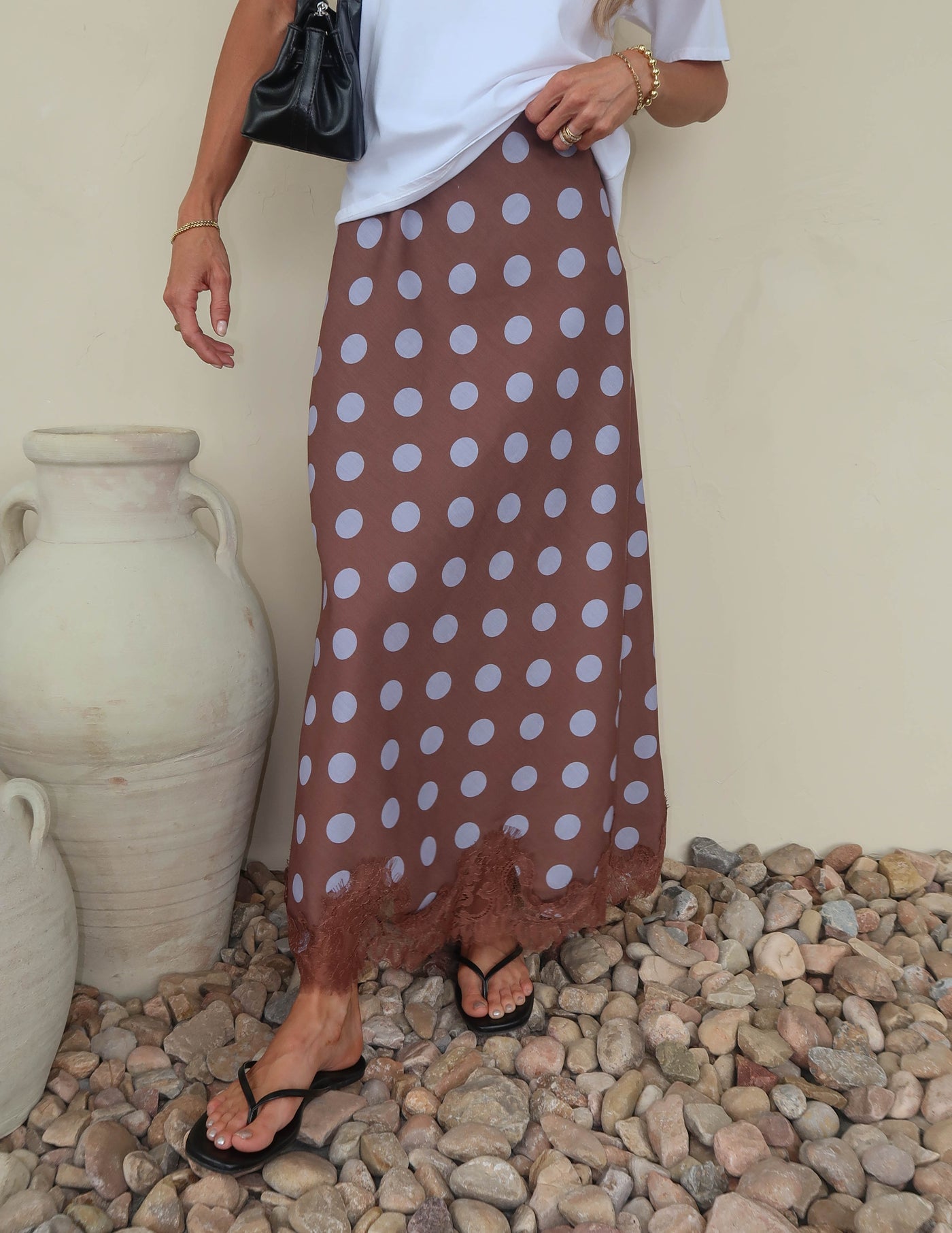 Darling Dot Midi Skirt