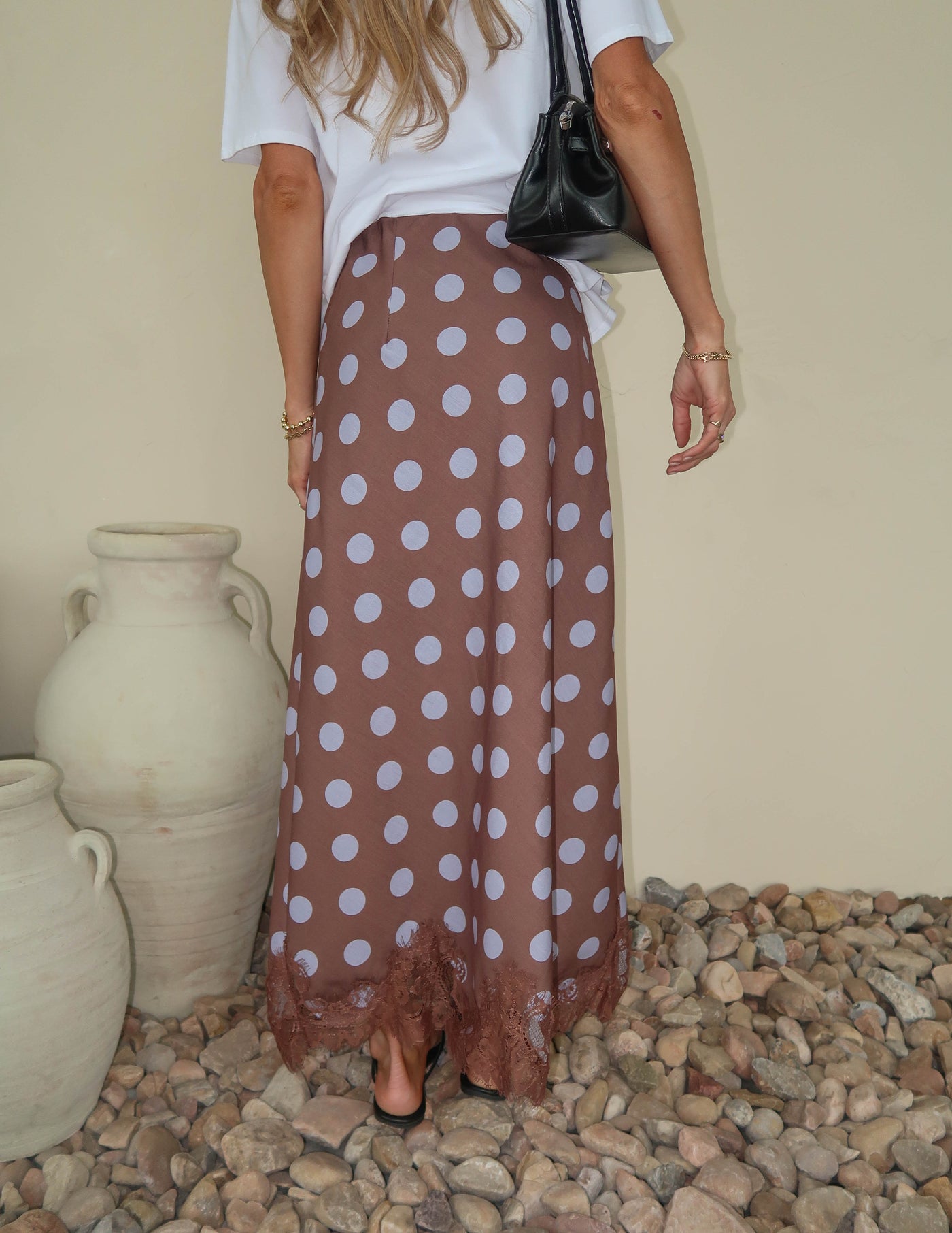 Darling Dot Midi Skirt