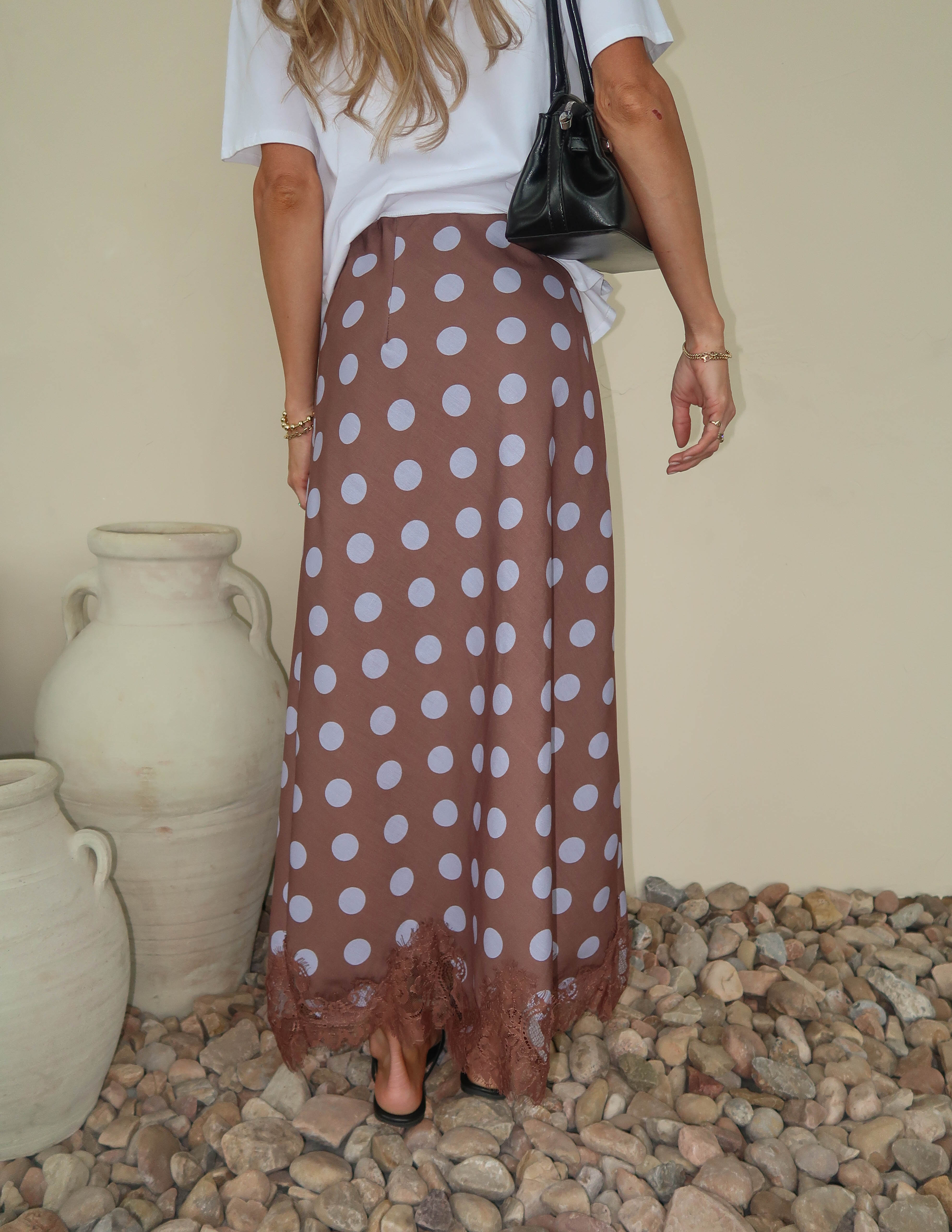 Darling Dot Midi Skirt