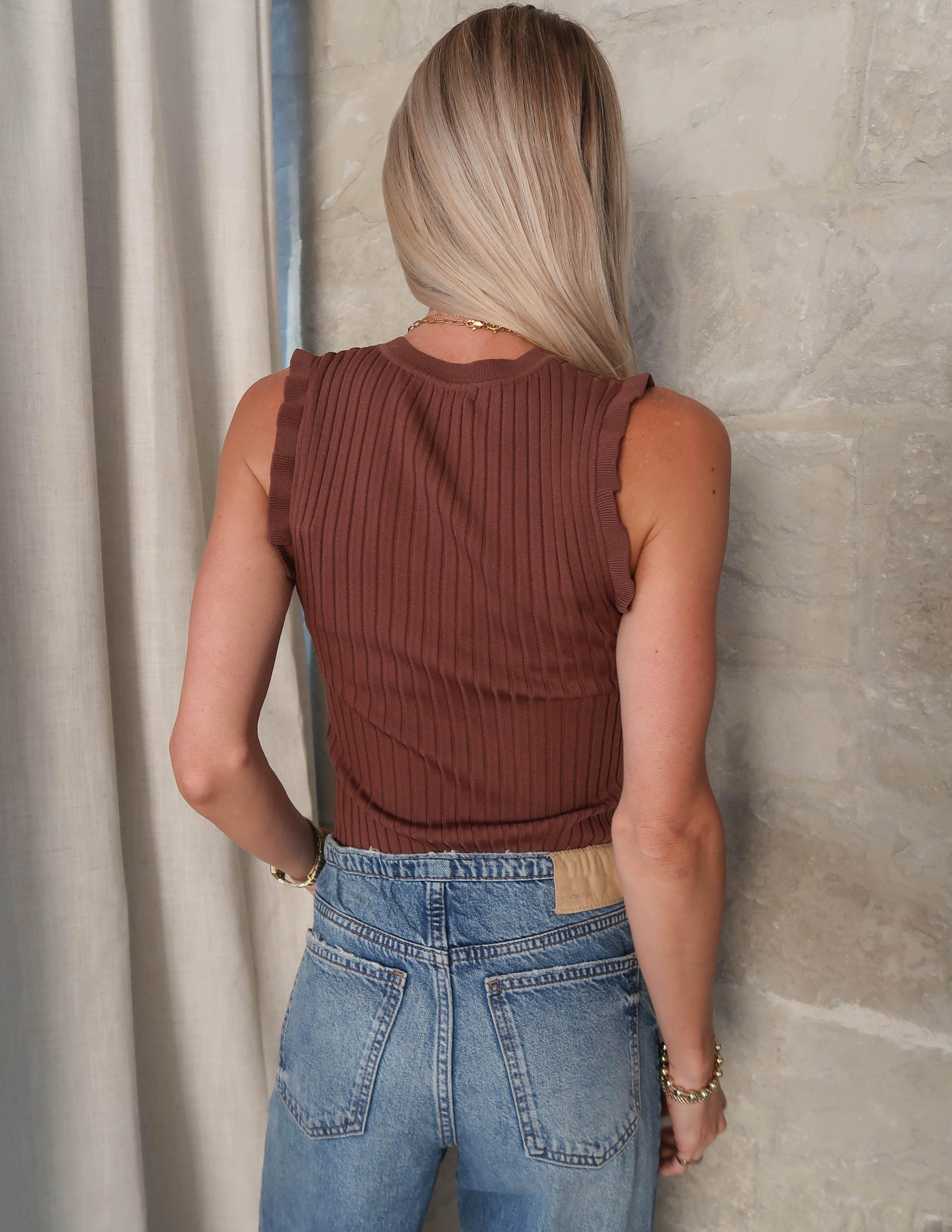 Whisper Ruffle Tank