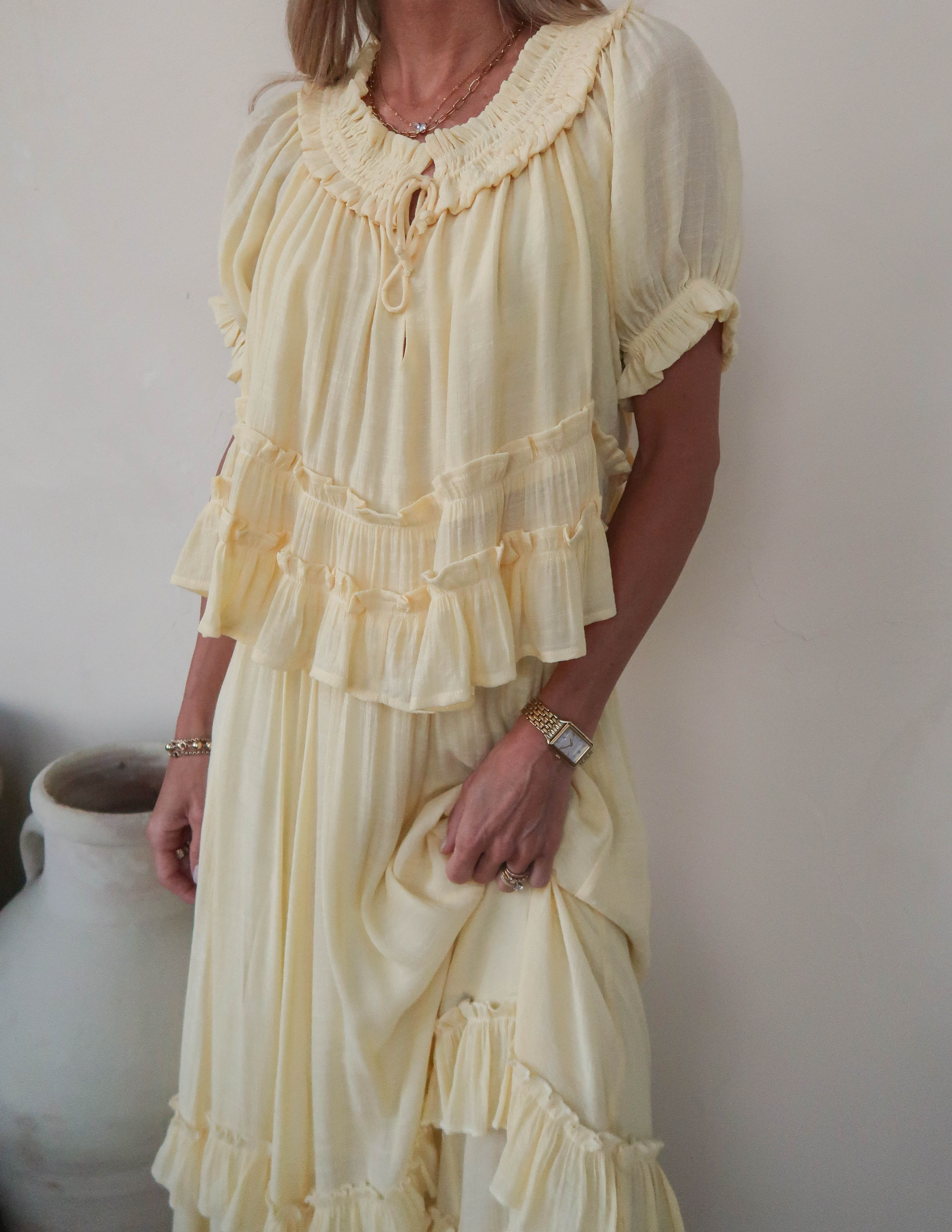 Beatrice Tiered Ruffle Layer Top