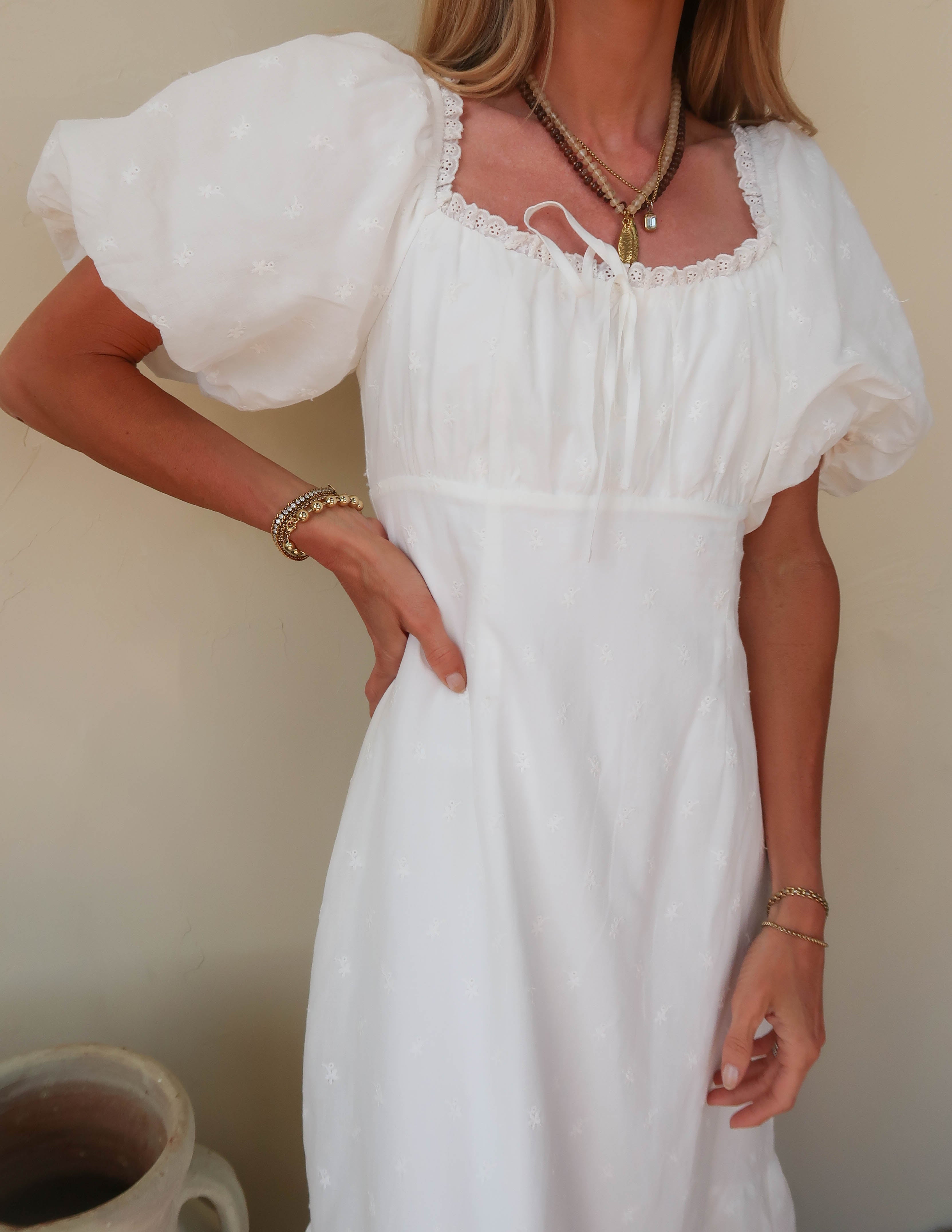 Matilda Eyelet Midi Dress *COMING SOON*