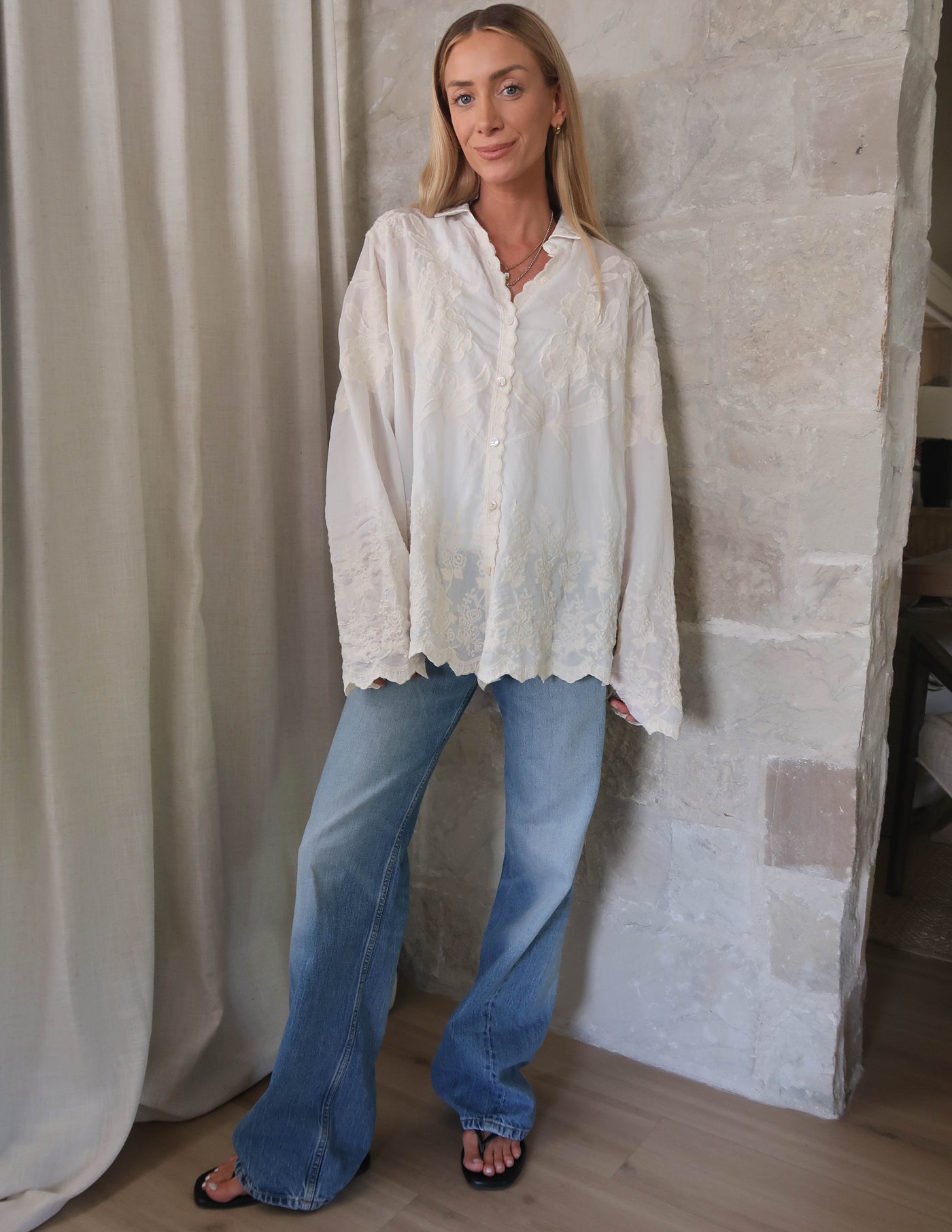 Veronica Embroidered Top