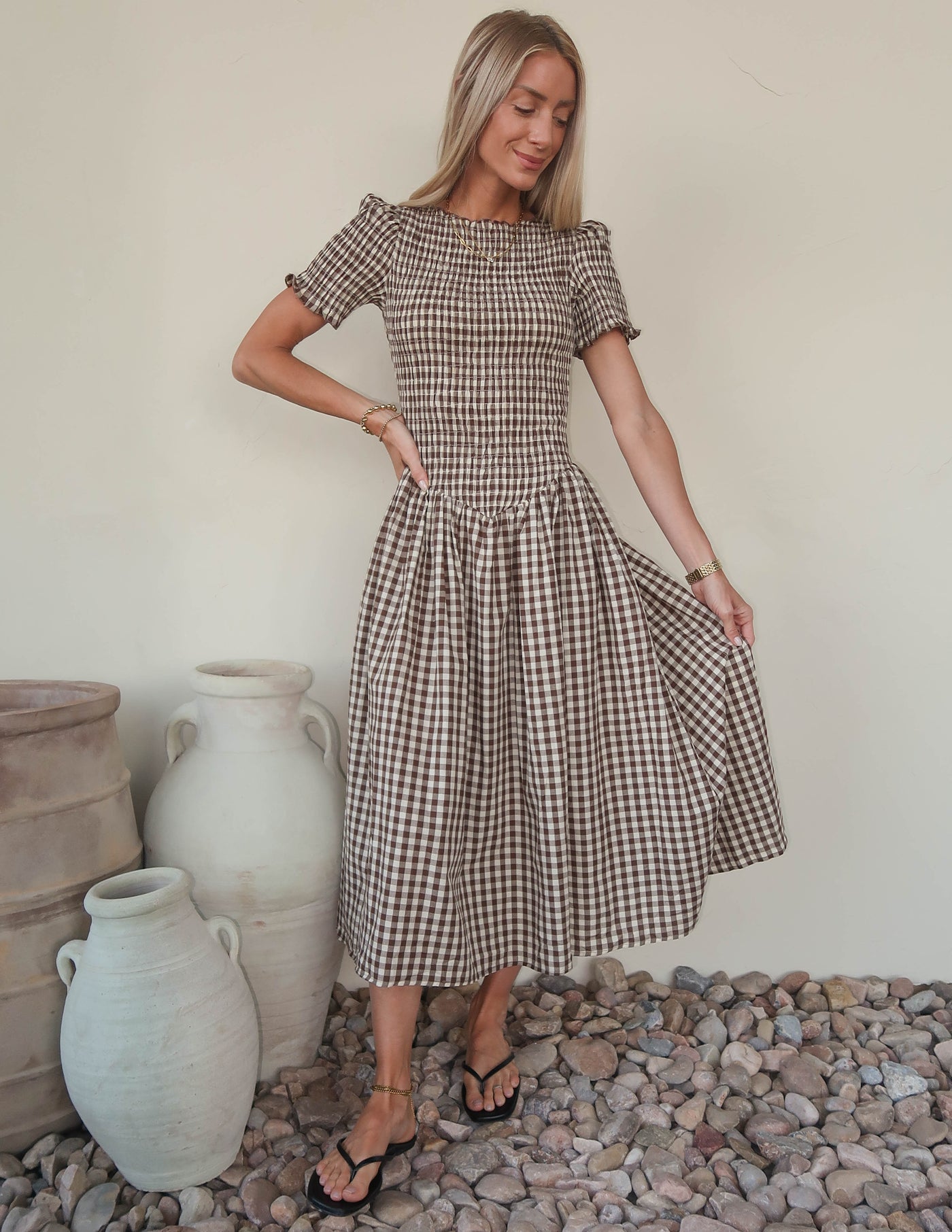 Bianca Plaid Dress