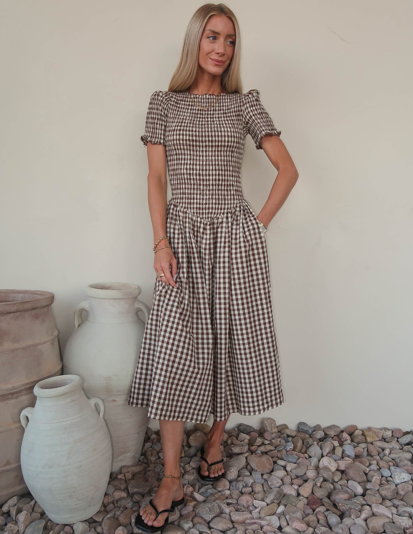 Bianca Plaid Dress