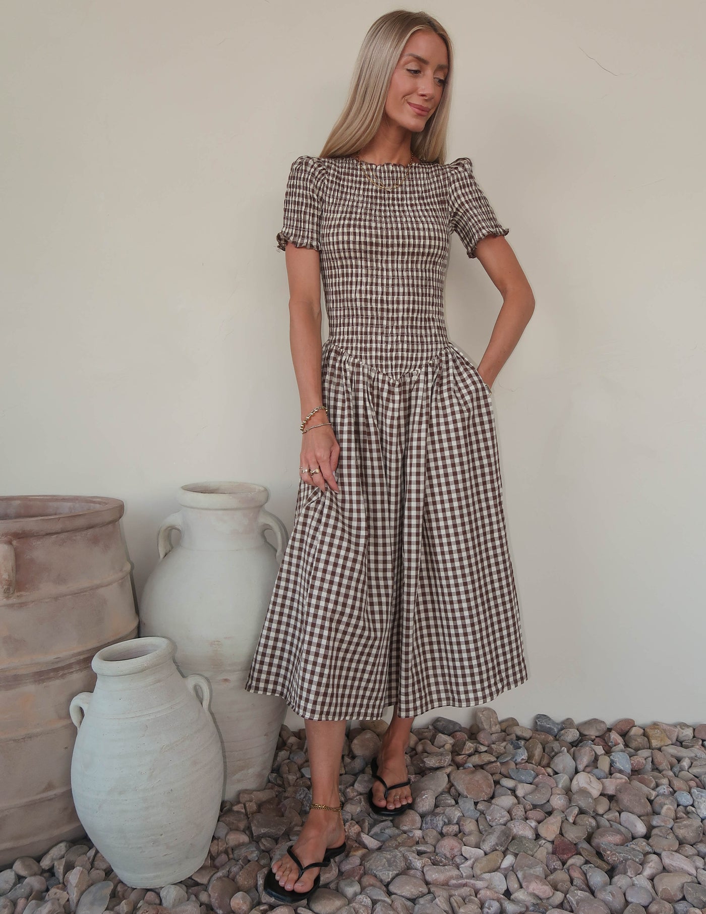 Bianca Plaid Dress