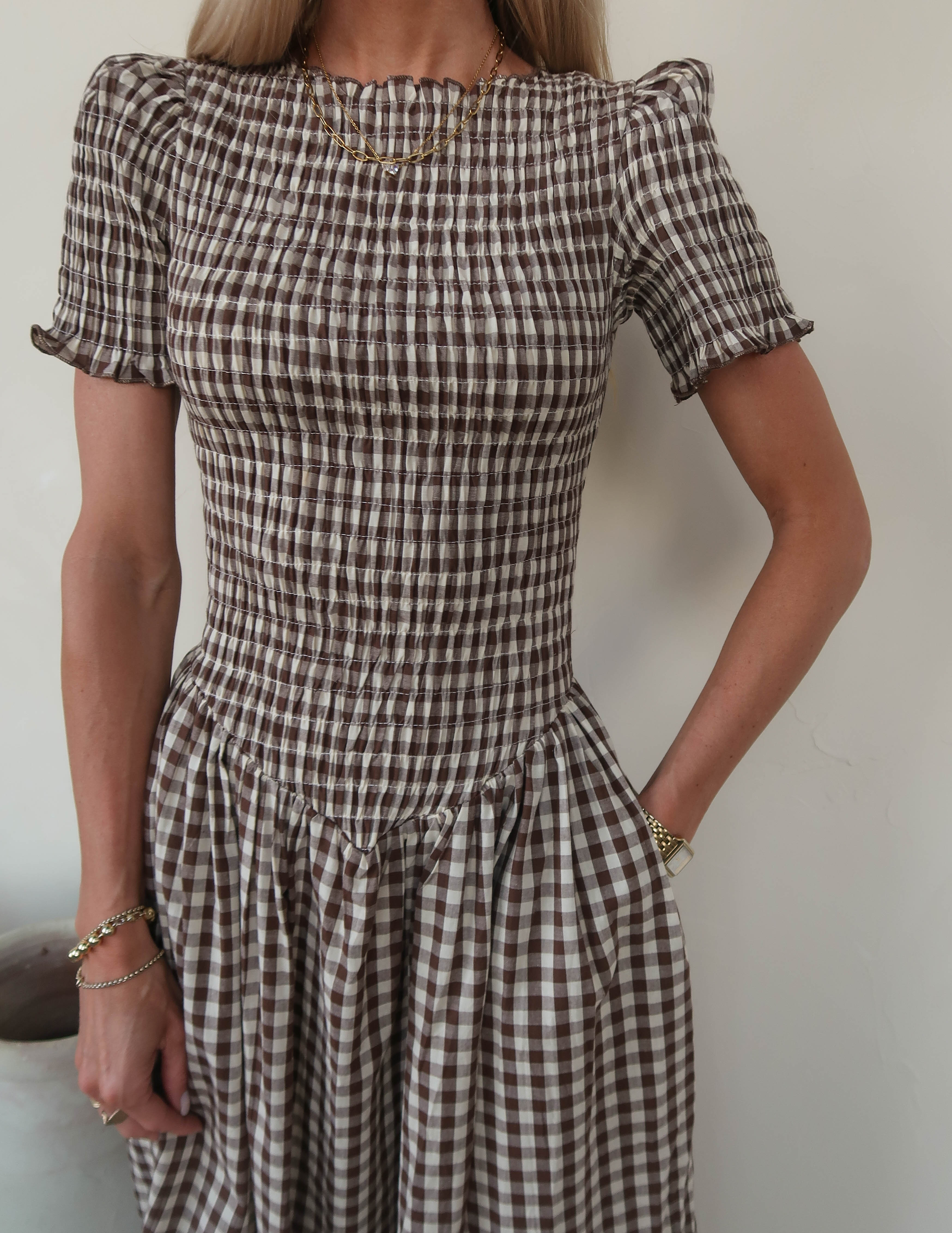Bianca Plaid Dress
