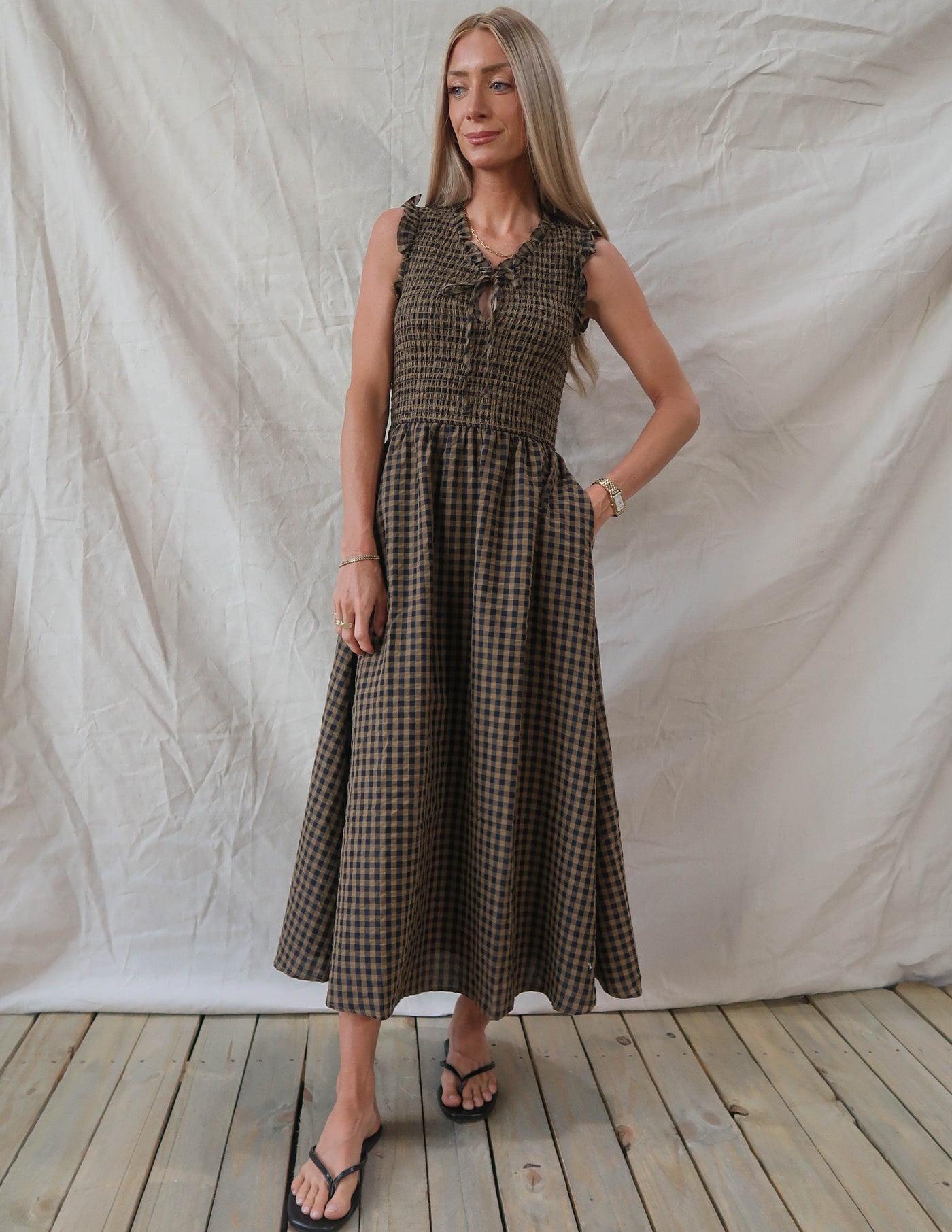 Maple Grove Plaid Dress