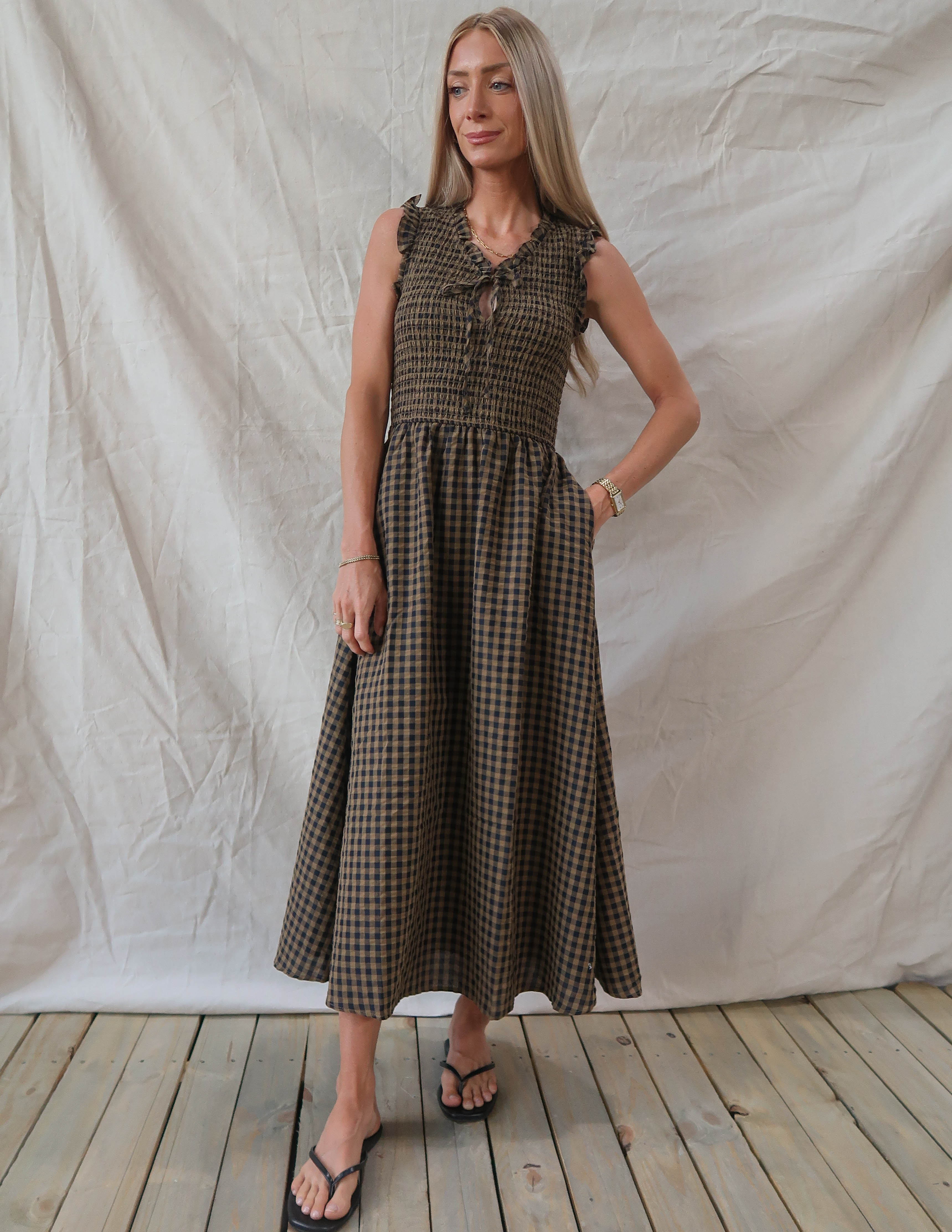 Maple Grove Plaid Dress